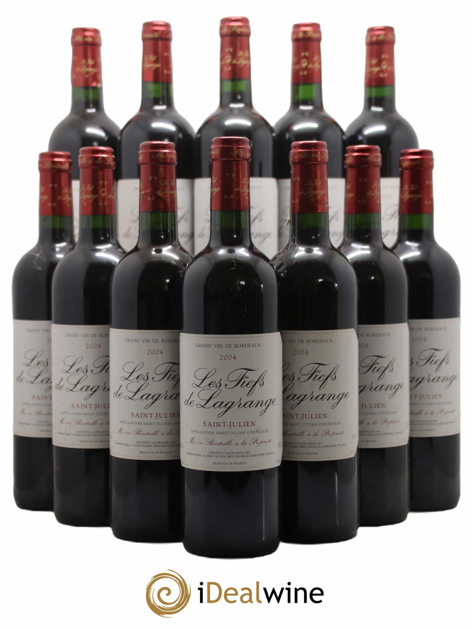 Les Fiefs de Lagrange Second Vin 2004 - Lot de 12 bouteilles - 0