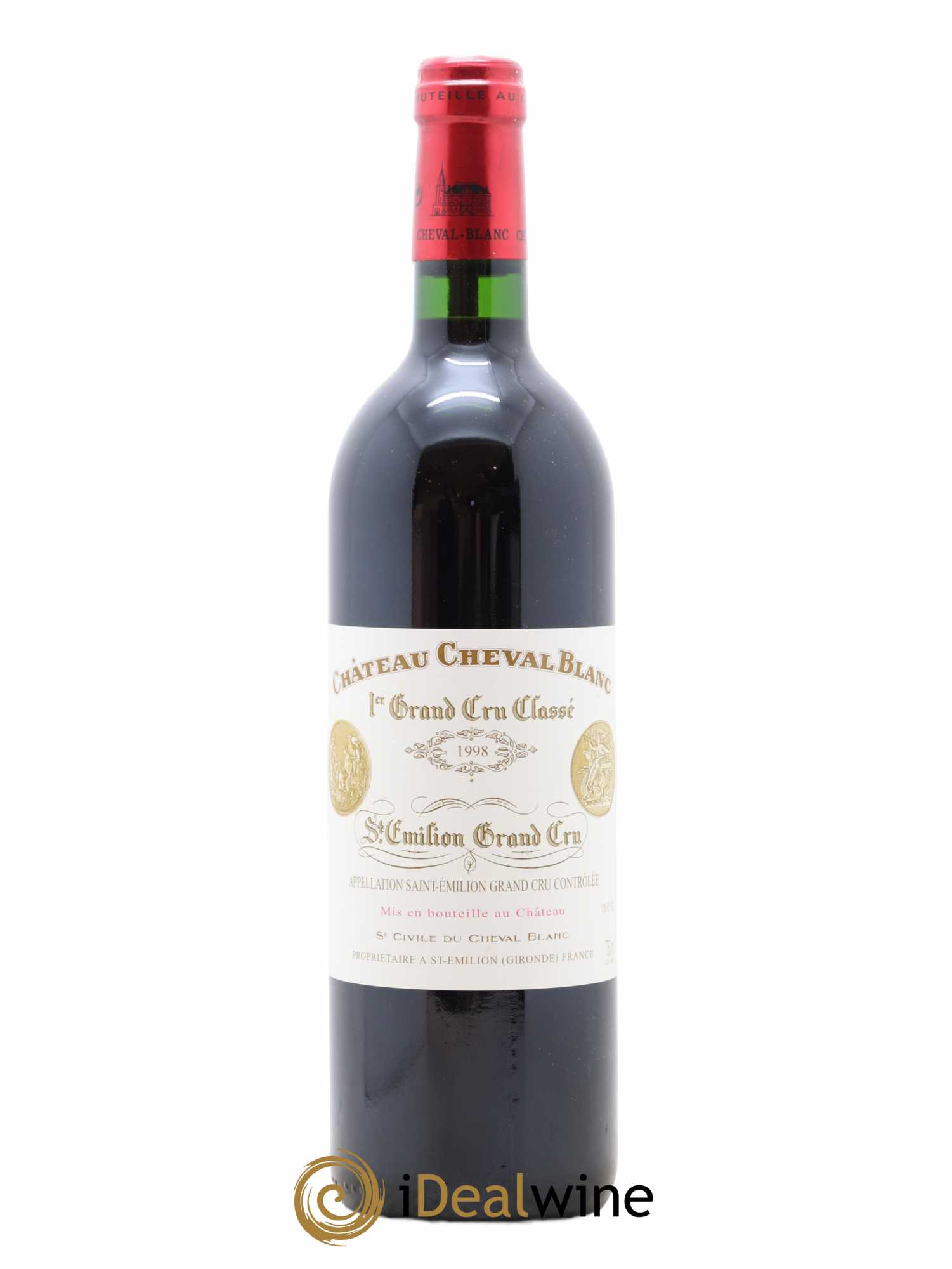 Château Cheval Blanc 1er Grand Cru Classé A 1998 - Lot de 1 bouteille - 0
