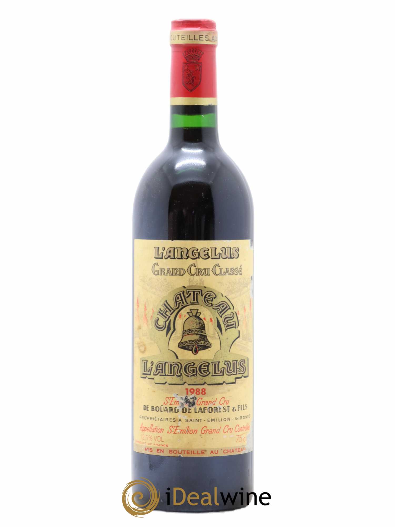 Château Angélus 1er Grand Cru Classé A 1988 - Lot de 1 bouteille - 0