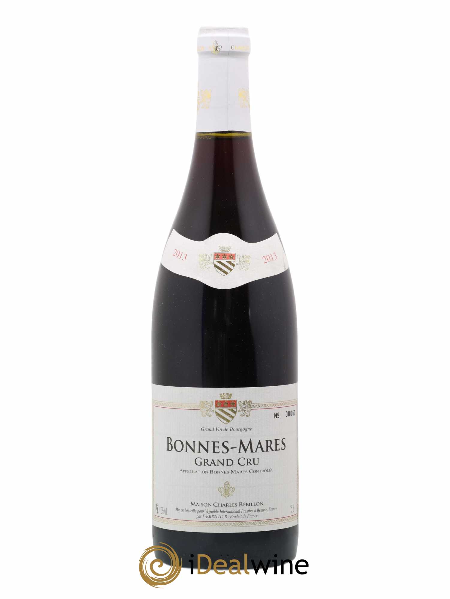Bonnes-Mares Grand Cru Charles Rebillon 2013 - Lot de 1 bouteille - 0