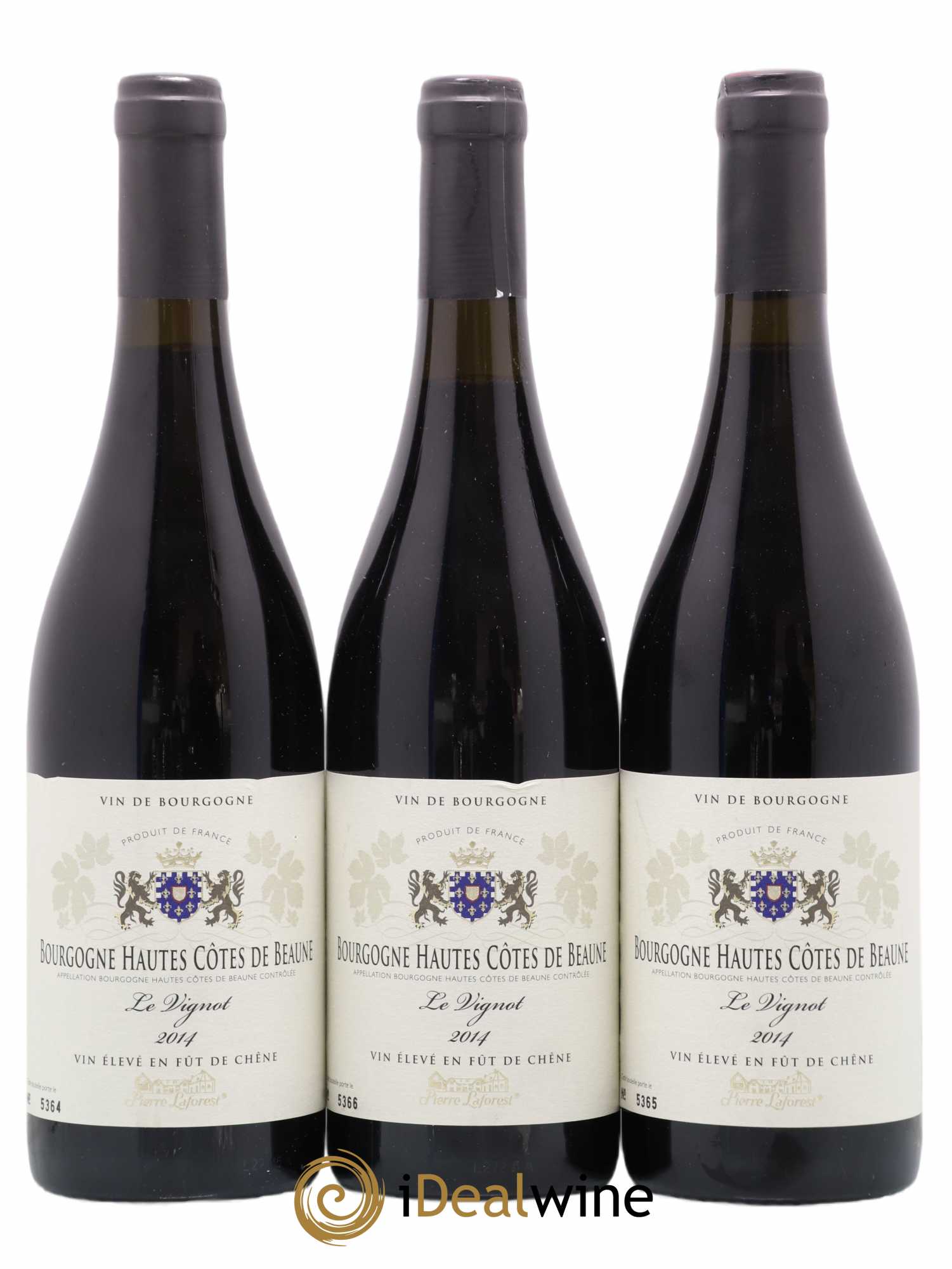 Hautes-Côtes de Beaune Le Vignot Maison Pierre Laforest (sans prix de réserve) 2014 - Posten von 3 Flaschen - 0