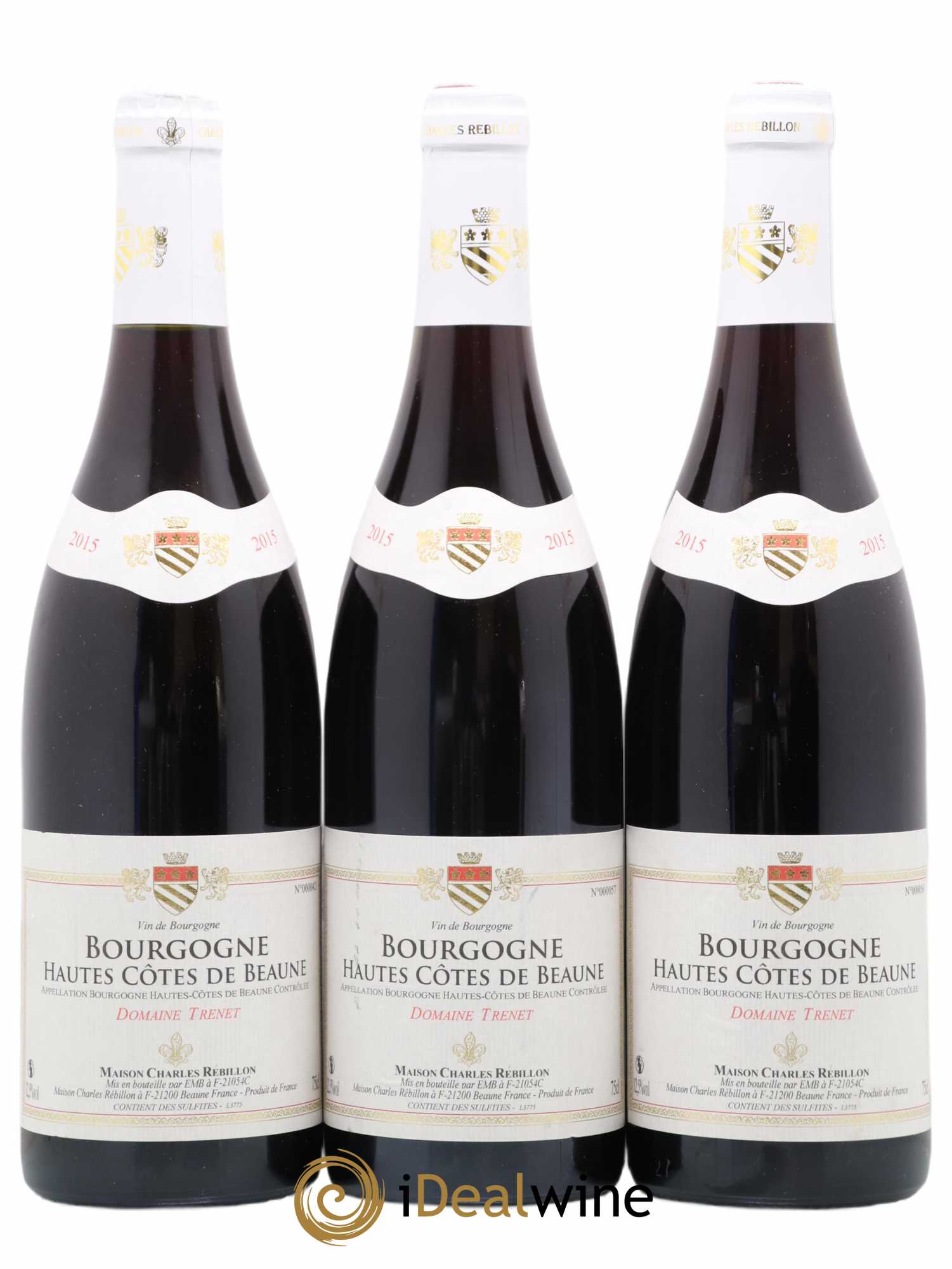 Hautes-Côtes de Beaune Domaine Trenet 2015 - Posten von 3 Flaschen - 0