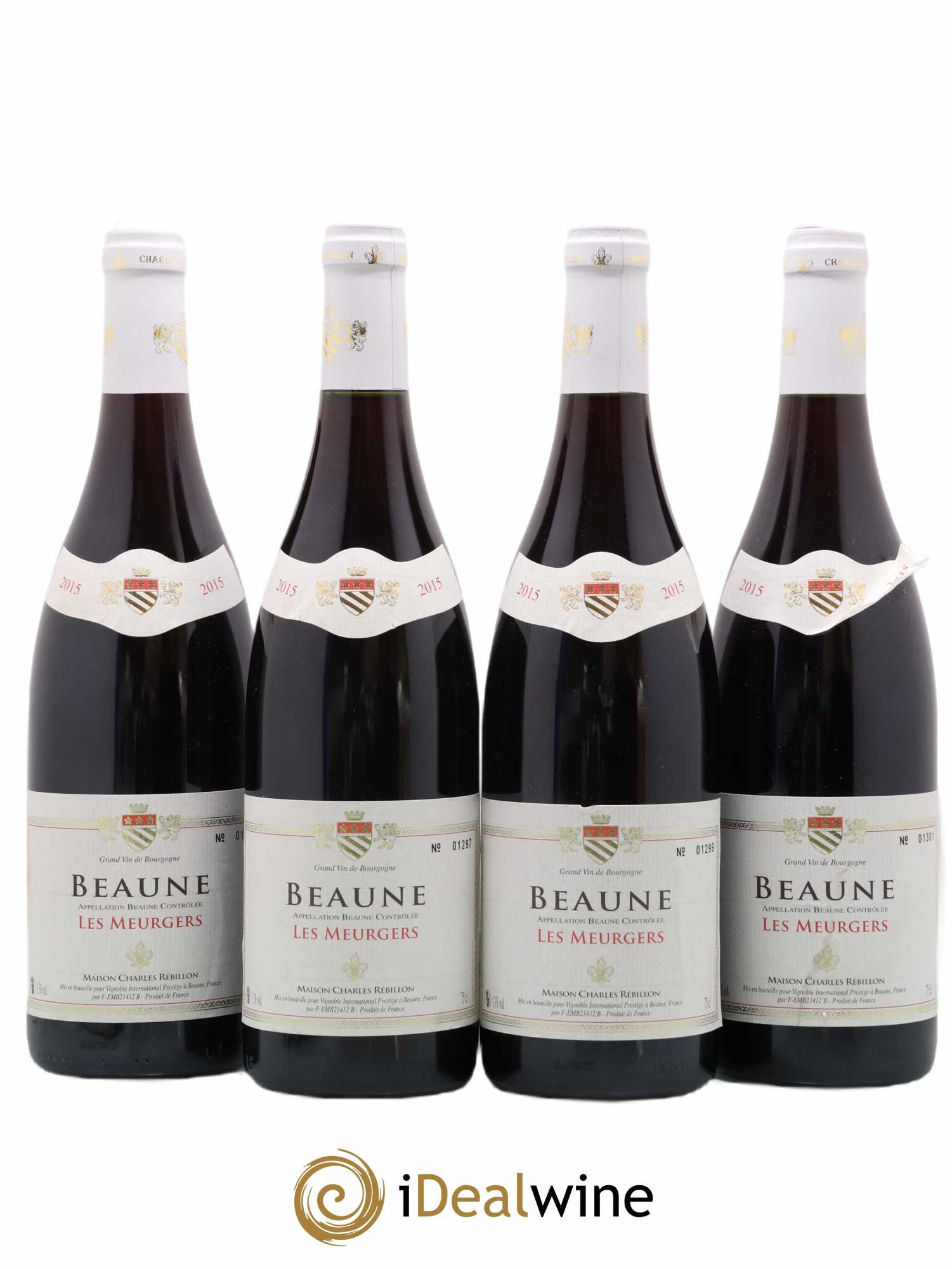 Beaune Les Meurgers Charles Rebillon 2015 - Posten von 4 Flaschen - 0