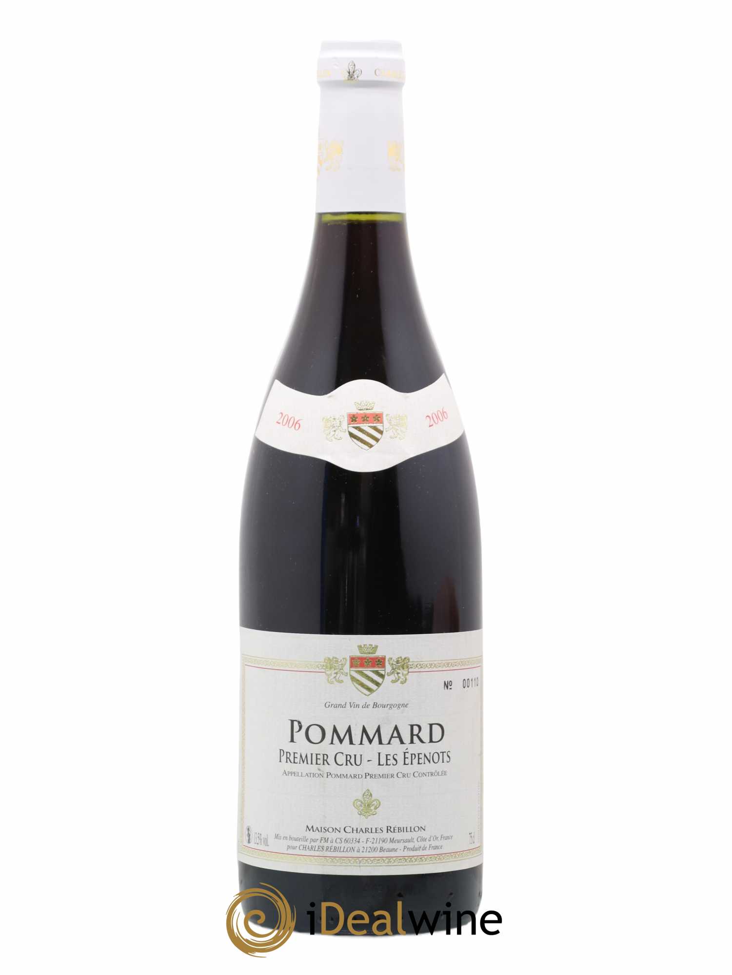 Pommard 1er Cru Les Epenots Charles Rebillon 2006 - Posten von 1 Flasche - 0