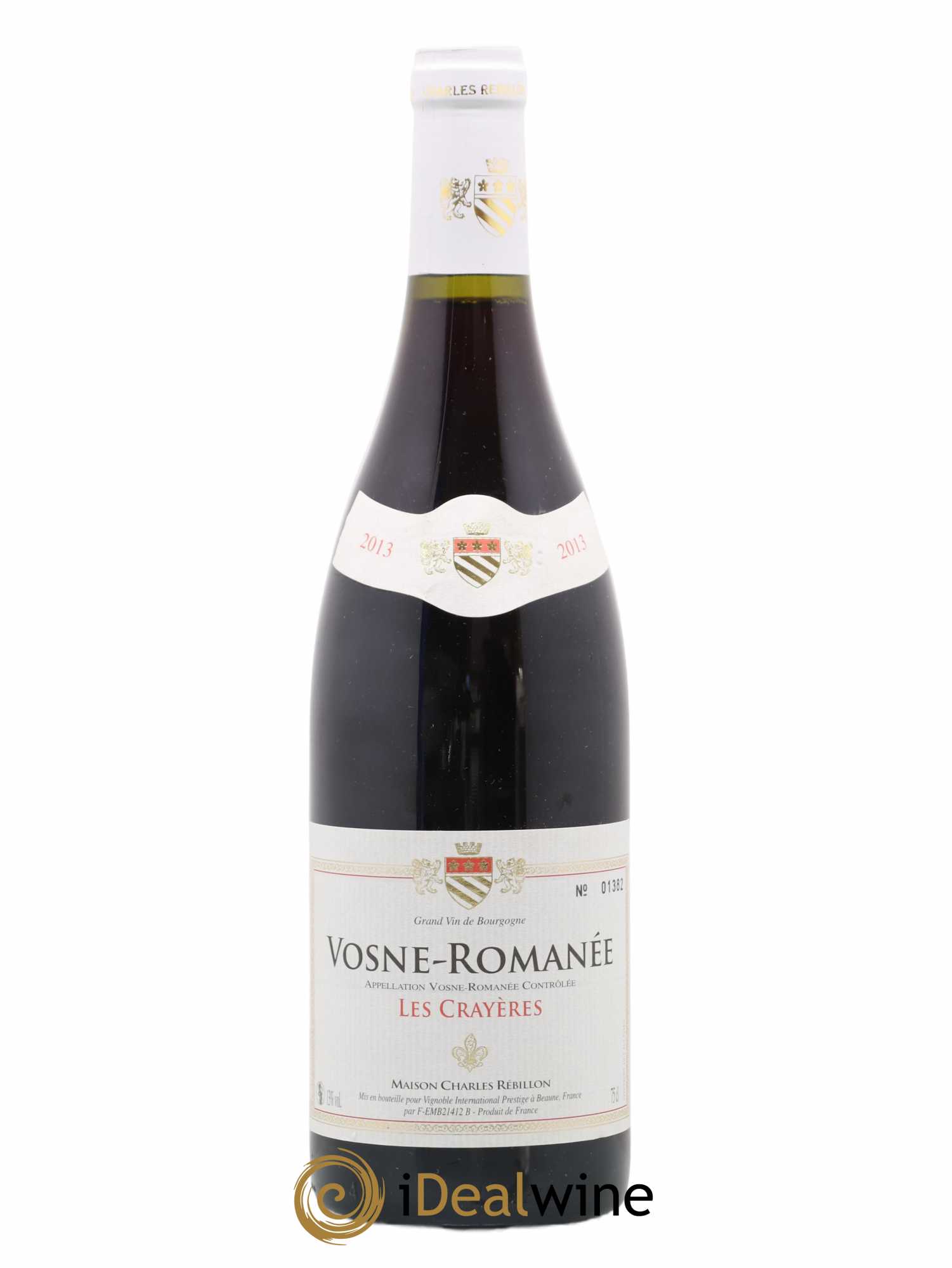 Vosne-Romanée Les Crayères Charles Rebillon 2013 - Posten von 1 Flasche - 0