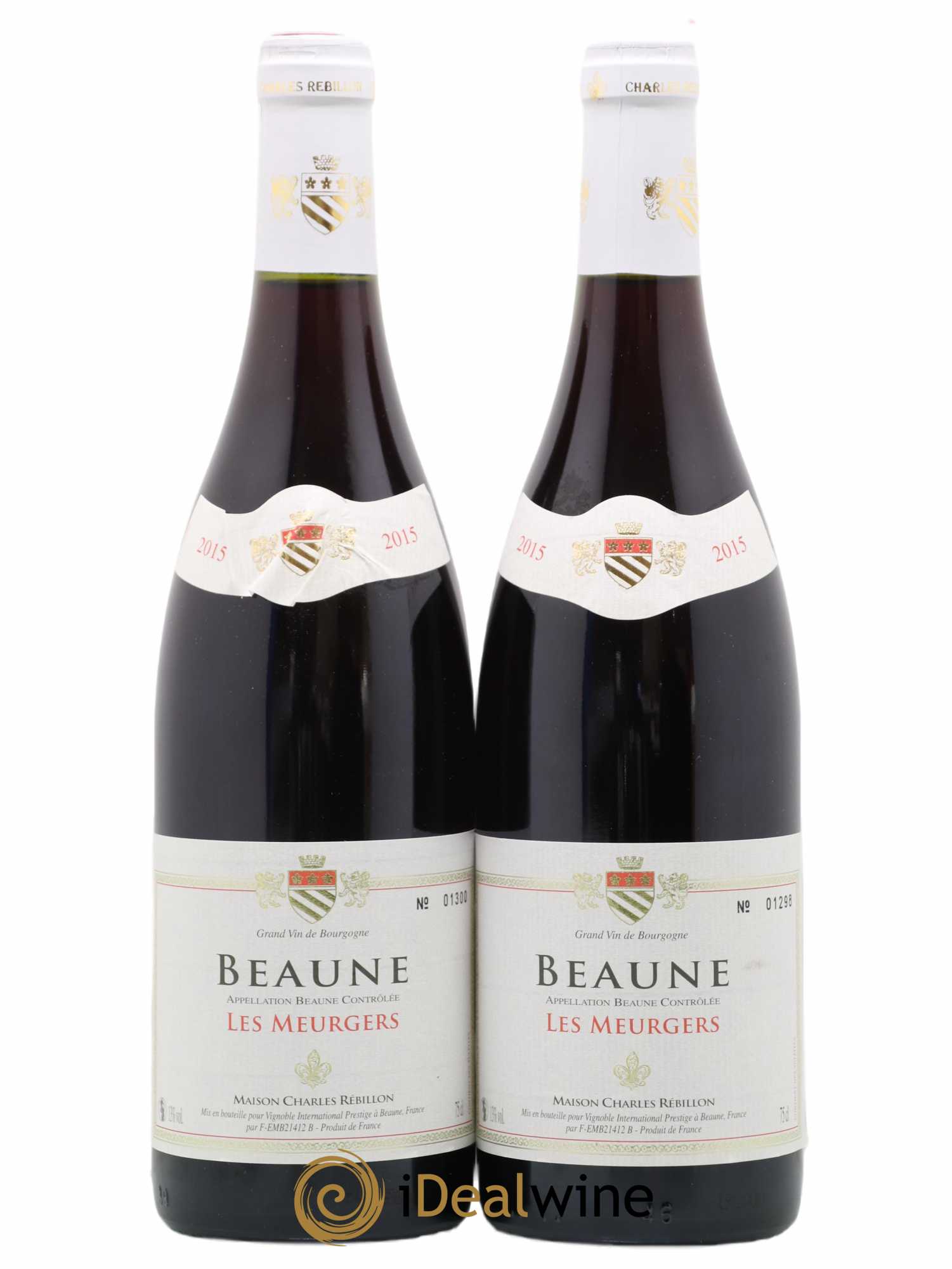 Beaune Les Meurgers Charles Rebillon 2015 - Posten von 2 Flaschen - 0
