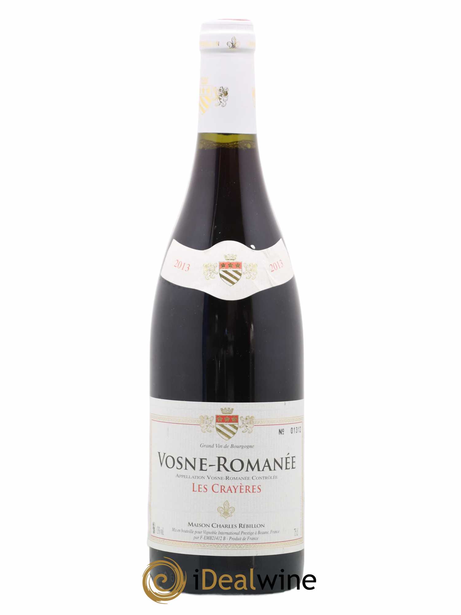 Vosne-Romanée Les Crayères Charles Rebillon (sans prix de réserve) 2013 - Posten von 1 Flasche - 0
