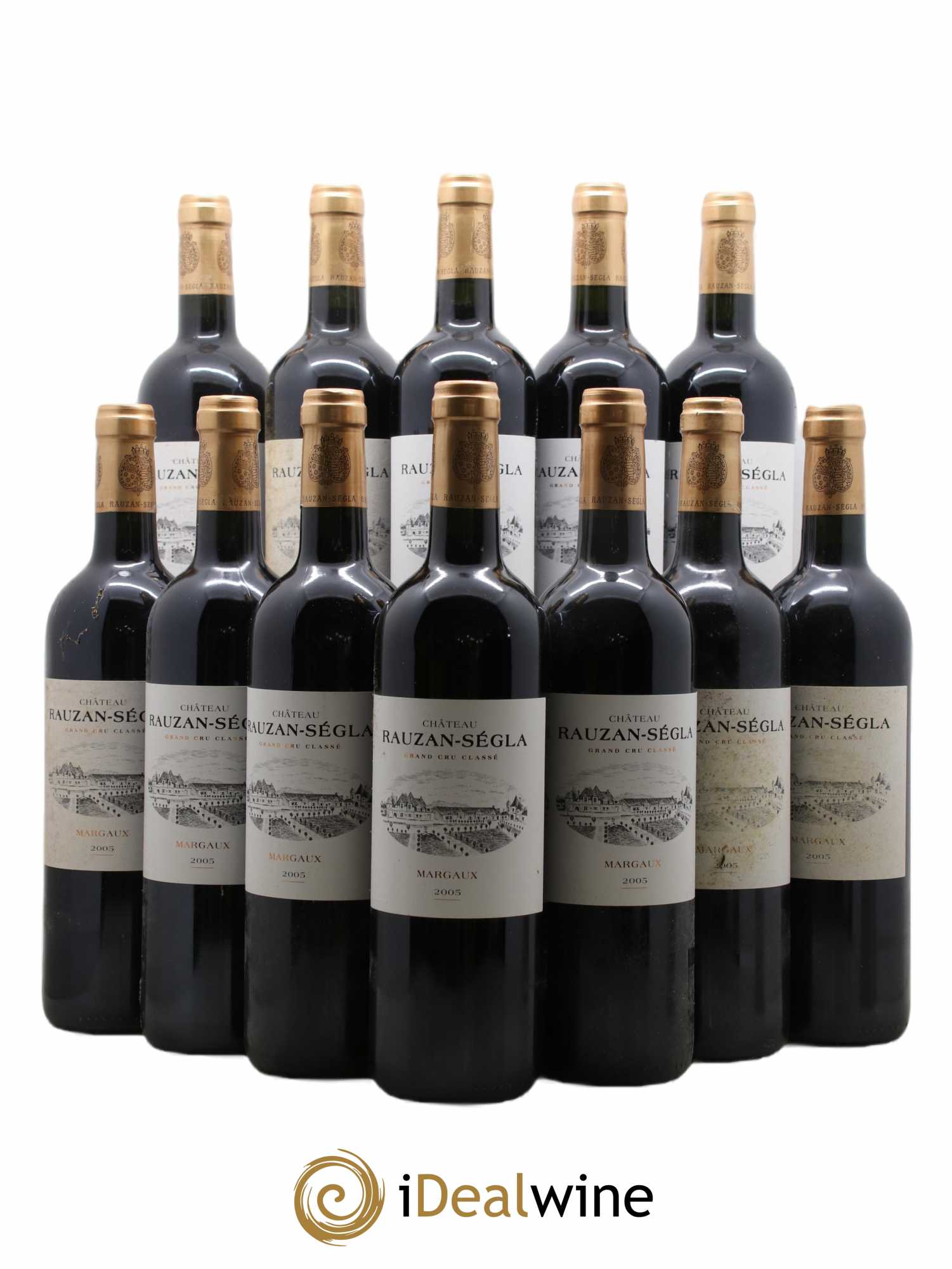 Château Rauzan Ségla Grand Cru Classé 2005 - Lot de 12 bouteilles - 0