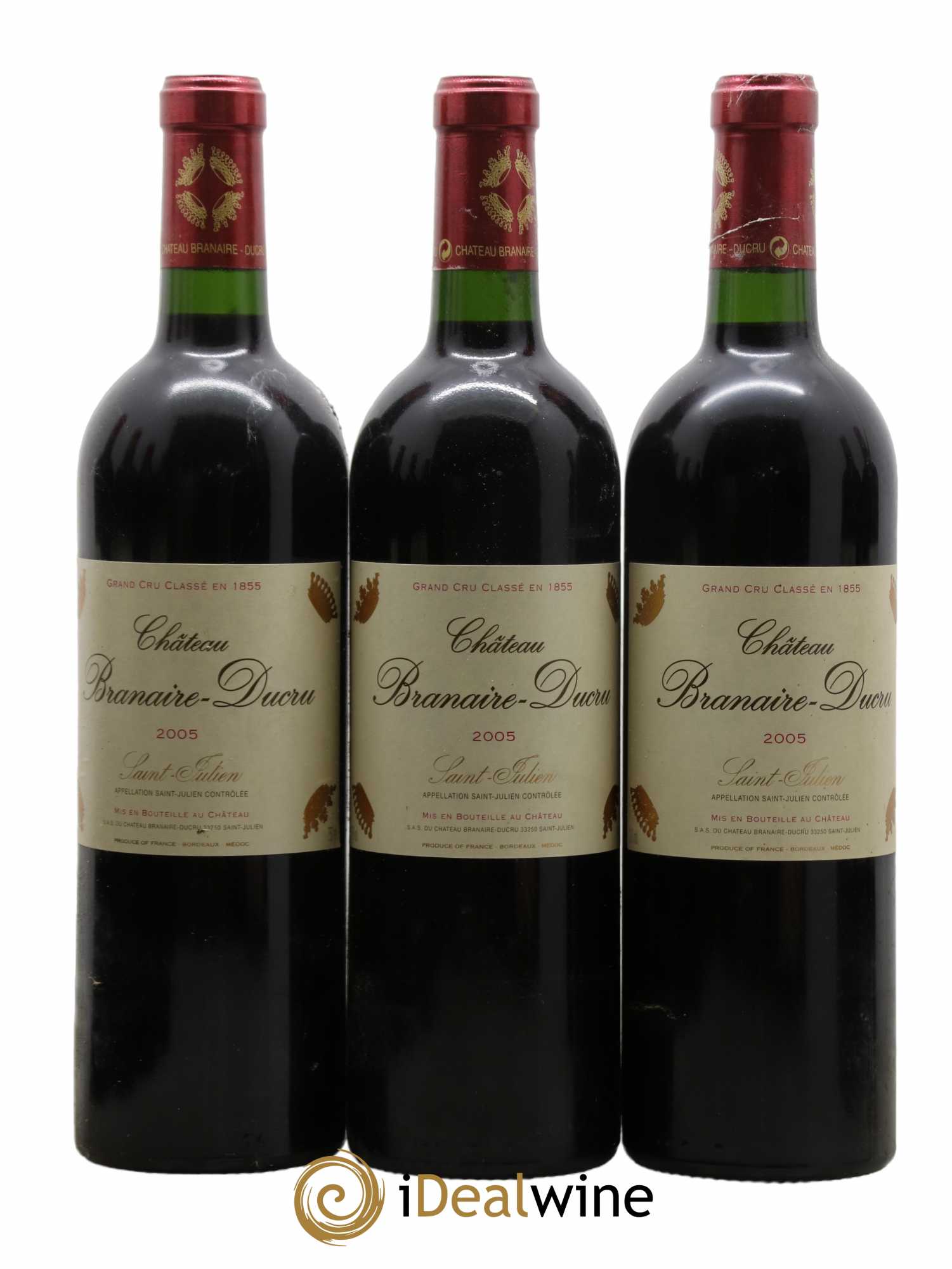 Château Branaire Ducru 4ème Grand Cru Classé 2005 - Lot de 12 bouteilles - 2