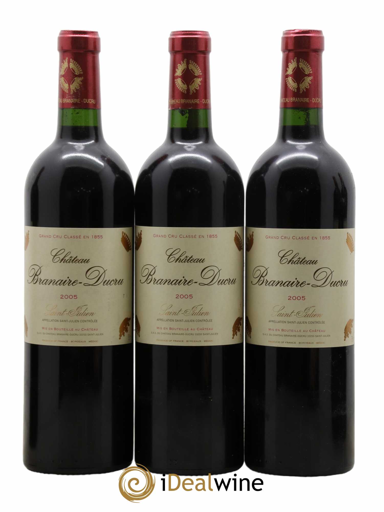 Château Branaire Ducru 4ème Grand Cru Classé 2005 - Lot de 12 bouteilles - 3