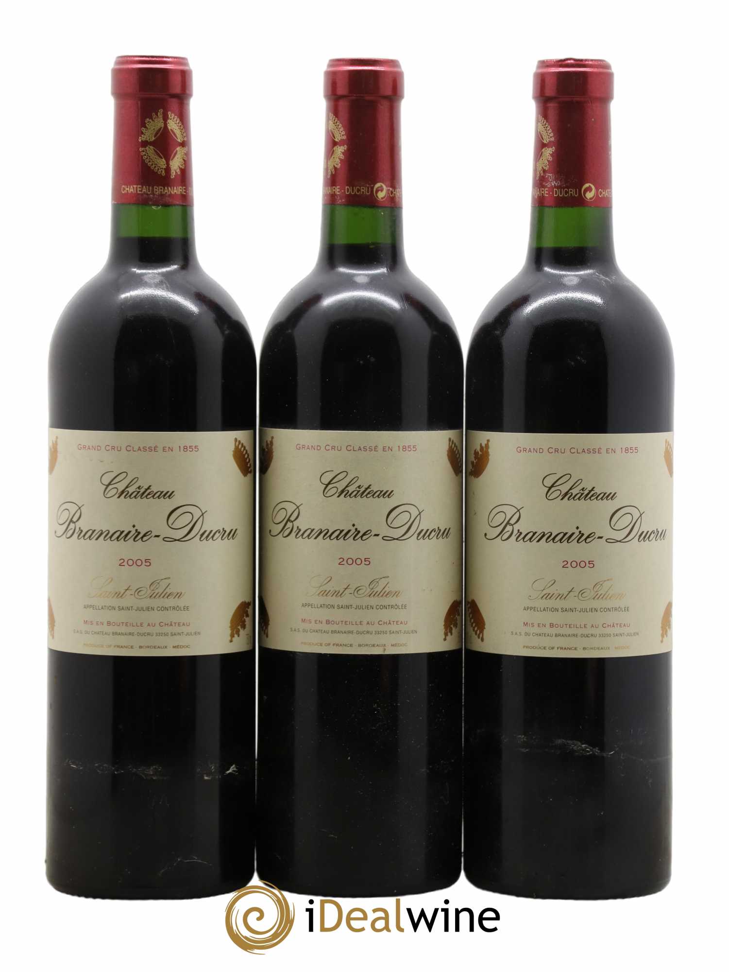 Château Branaire Ducru 4ème Grand Cru Classé 2005 - Lot de 12 bouteilles - 4