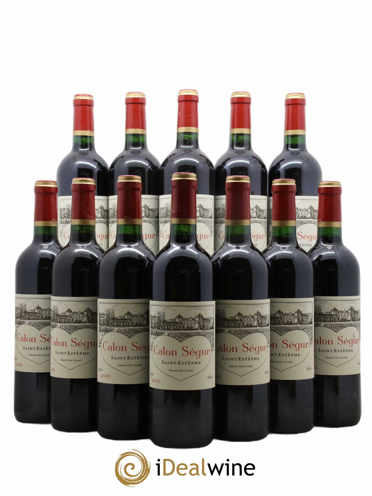 Château Calon Ségur 3ème Grand Cru Classé 2005 - Lot de 12 bouteilles - 0