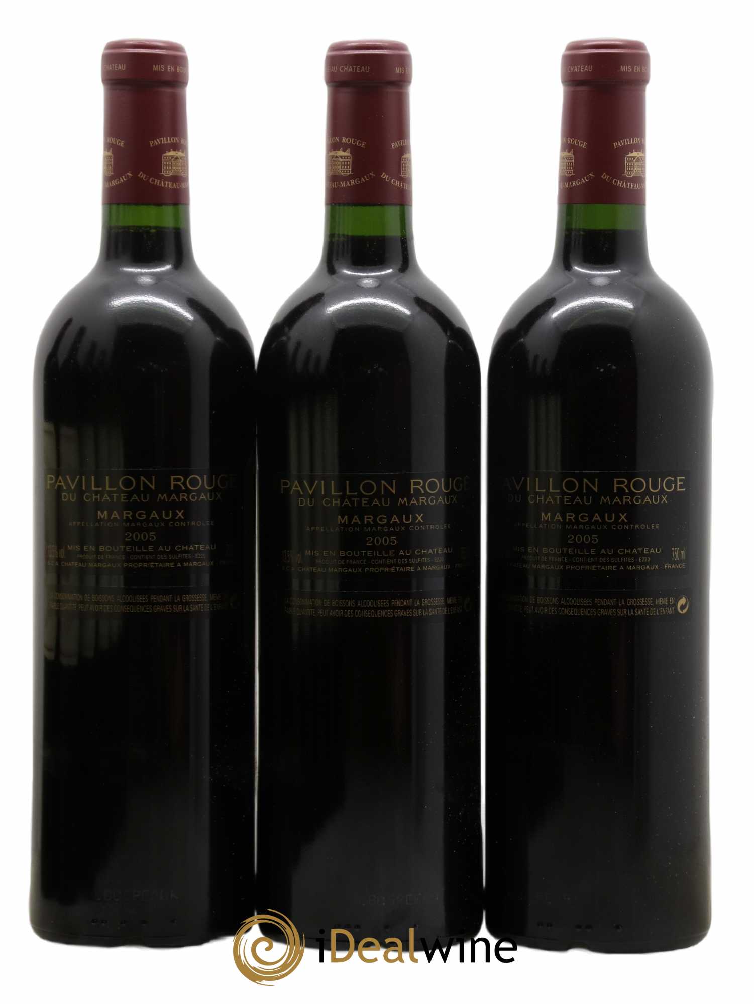 Pavillon Rouge du Château Margaux Second Vin 2005 - Lot de 12 bouteilles - 6