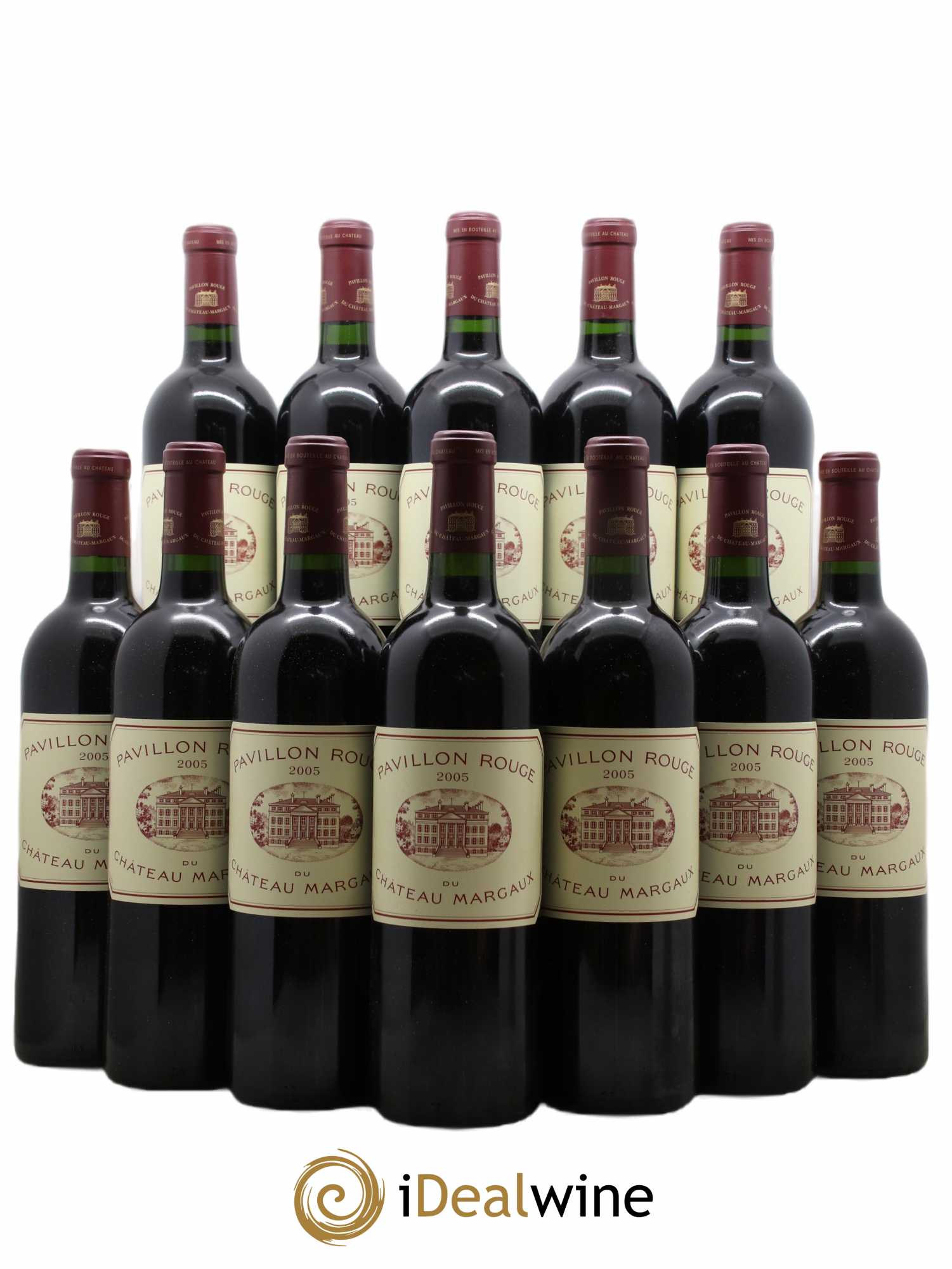 Pavillon Rouge du Château Margaux Second Vin 2005 - Lot de 12 bouteilles - 0
