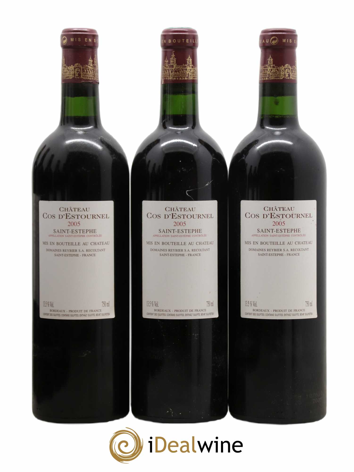 Cos d'Estournel 2ème Grand Cru Classé 2005 - Lot de 12 bouteilles - 6