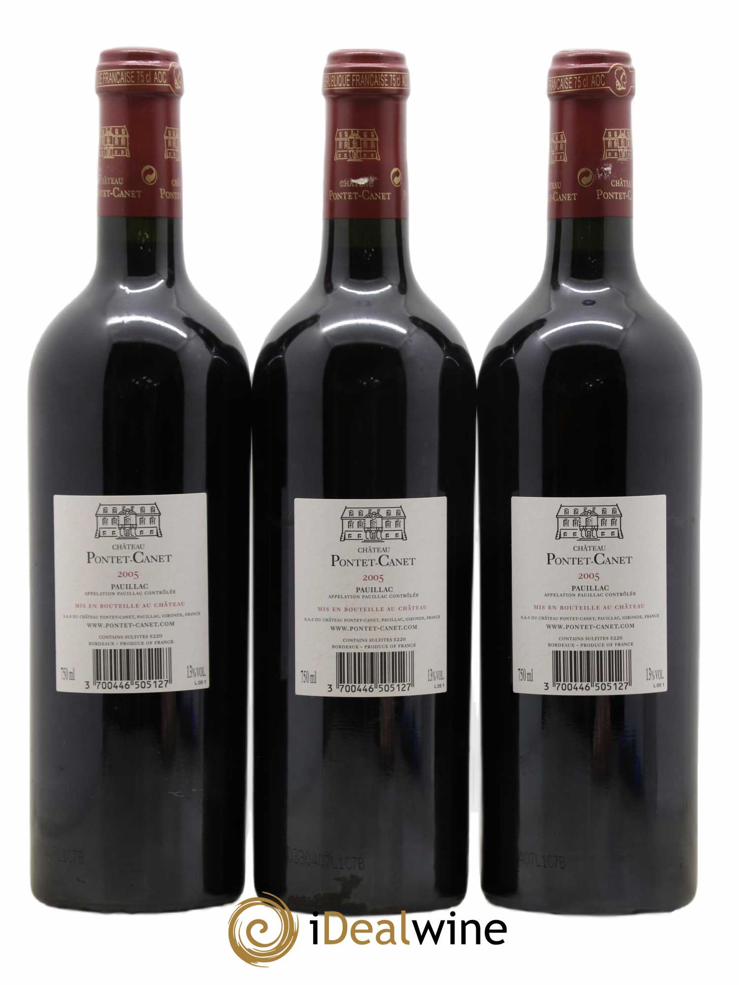 Château Pontet Canet 5ème Grand Cru Classé 2005 - Lot of 12 bottles - 4