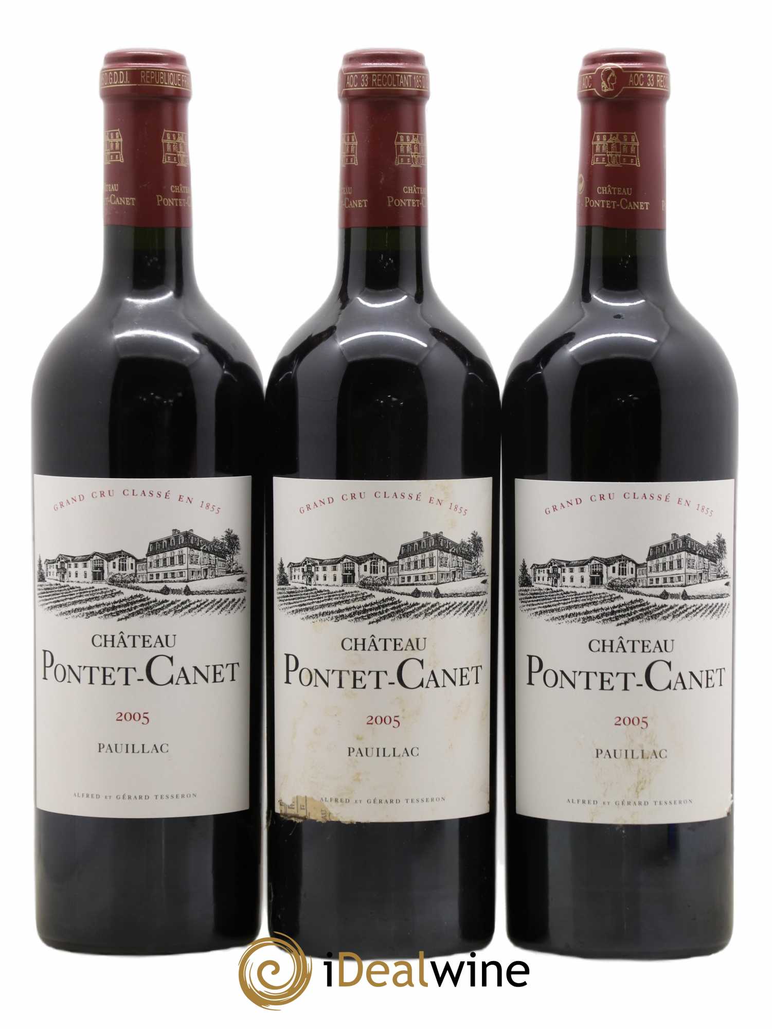 Château Pontet Canet 5ème Grand Cru Classé 2005 - Lot of 12 bottles - 7