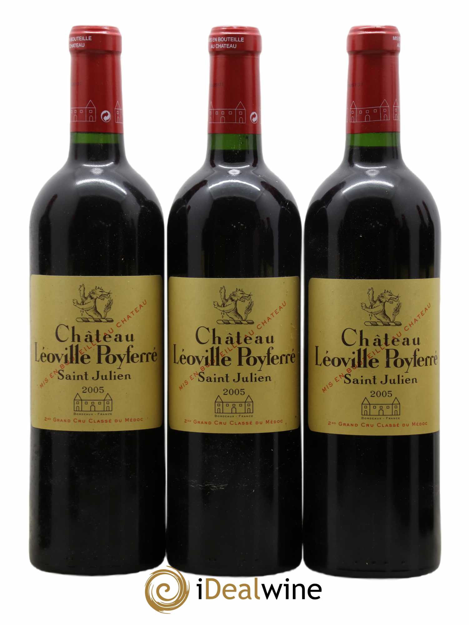 Château Léoville Poyferré 2ème Grand Cru Classé 2005 - Lot de 12 bouteilles - 2