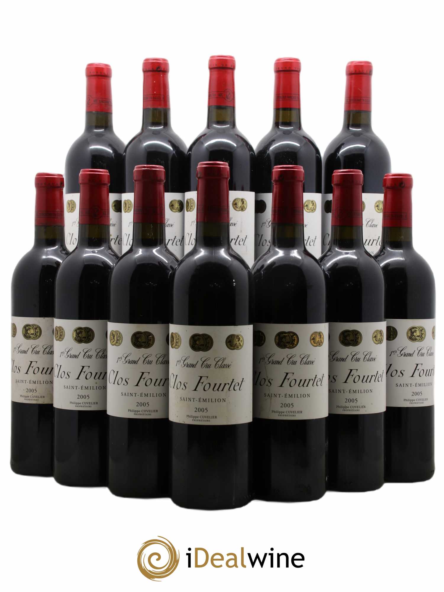 Clos Fourtet 1er Grand Cru Classé B 2005 - Lot de 12 bouteilles - 0