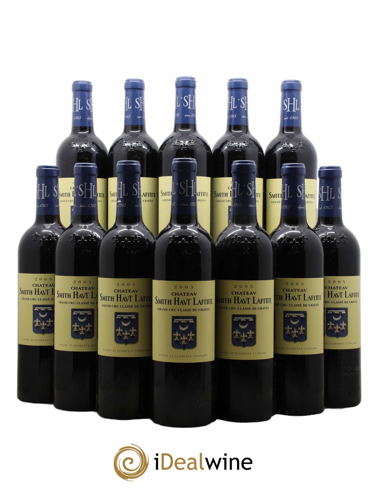 Château Smith Haut Lafitte Cru Classé de Graves 2005 - Lot de 12 bouteilles - 0