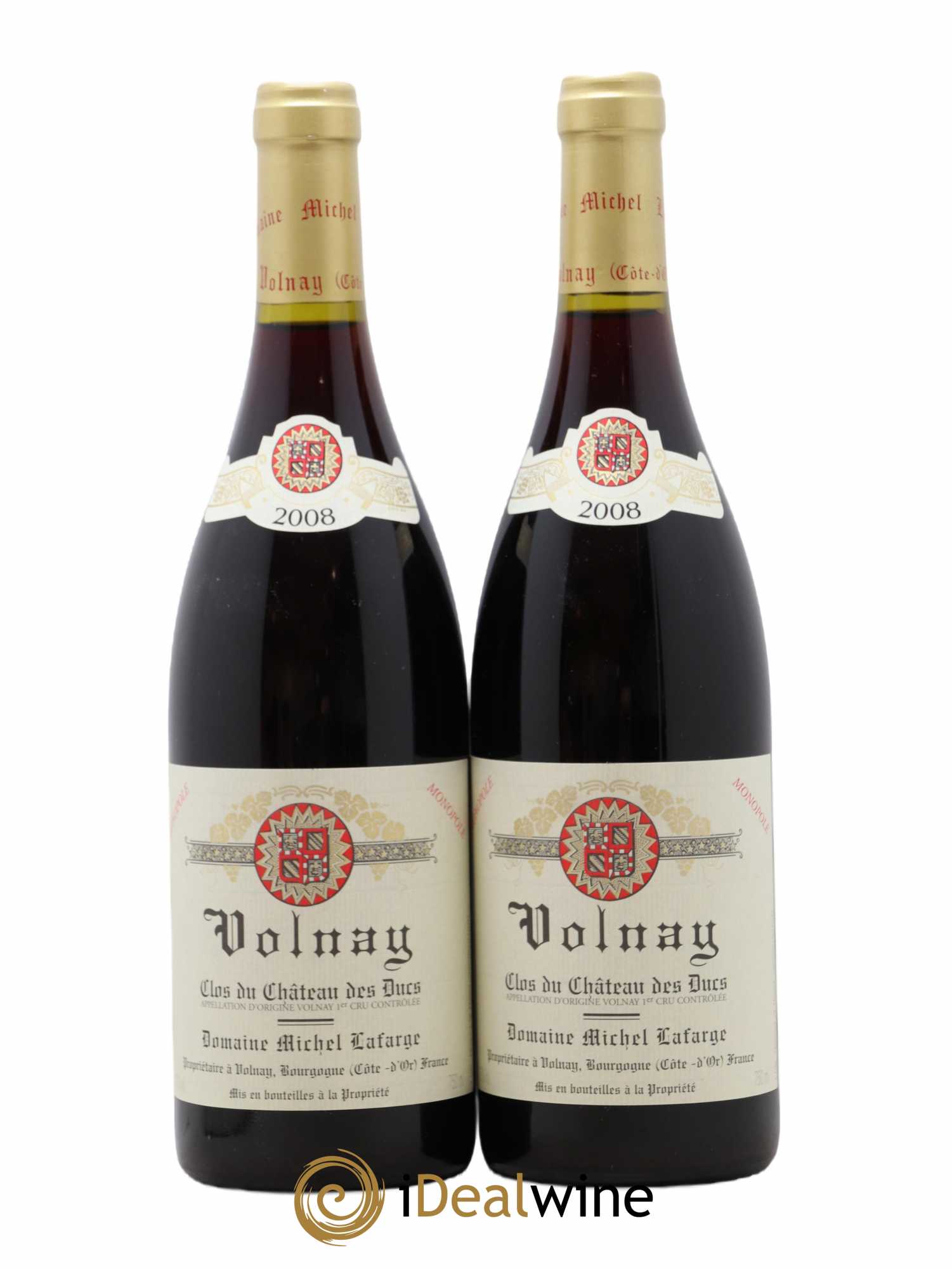 Volnay 1er Cru Clos des Ducs Lafarge (Domaine) 2008 - Lot de 2 bouteilles - 0
