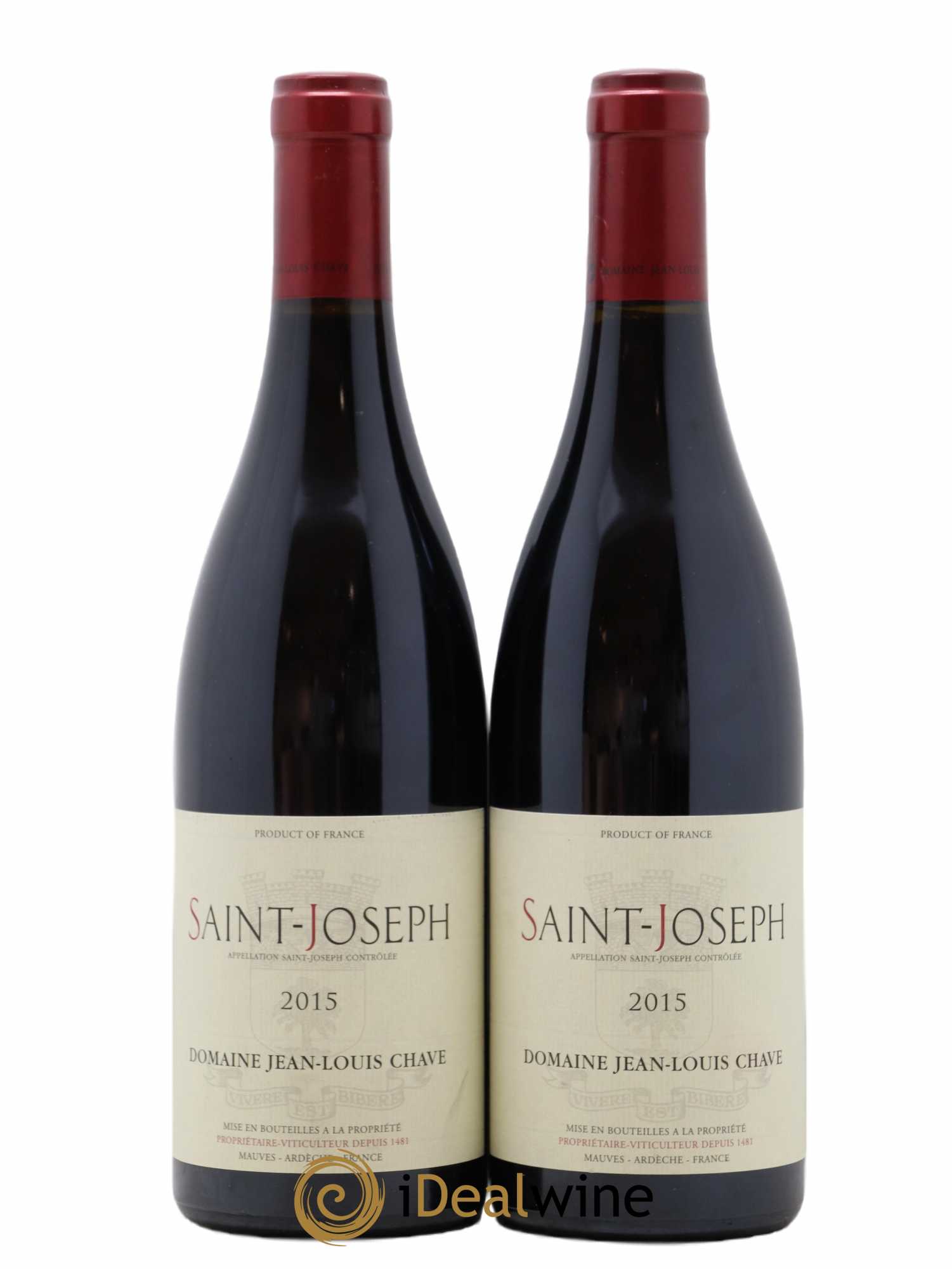 Saint-Joseph Jean-Louis Chave 2015 - Lot de 2 bouteilles - 0