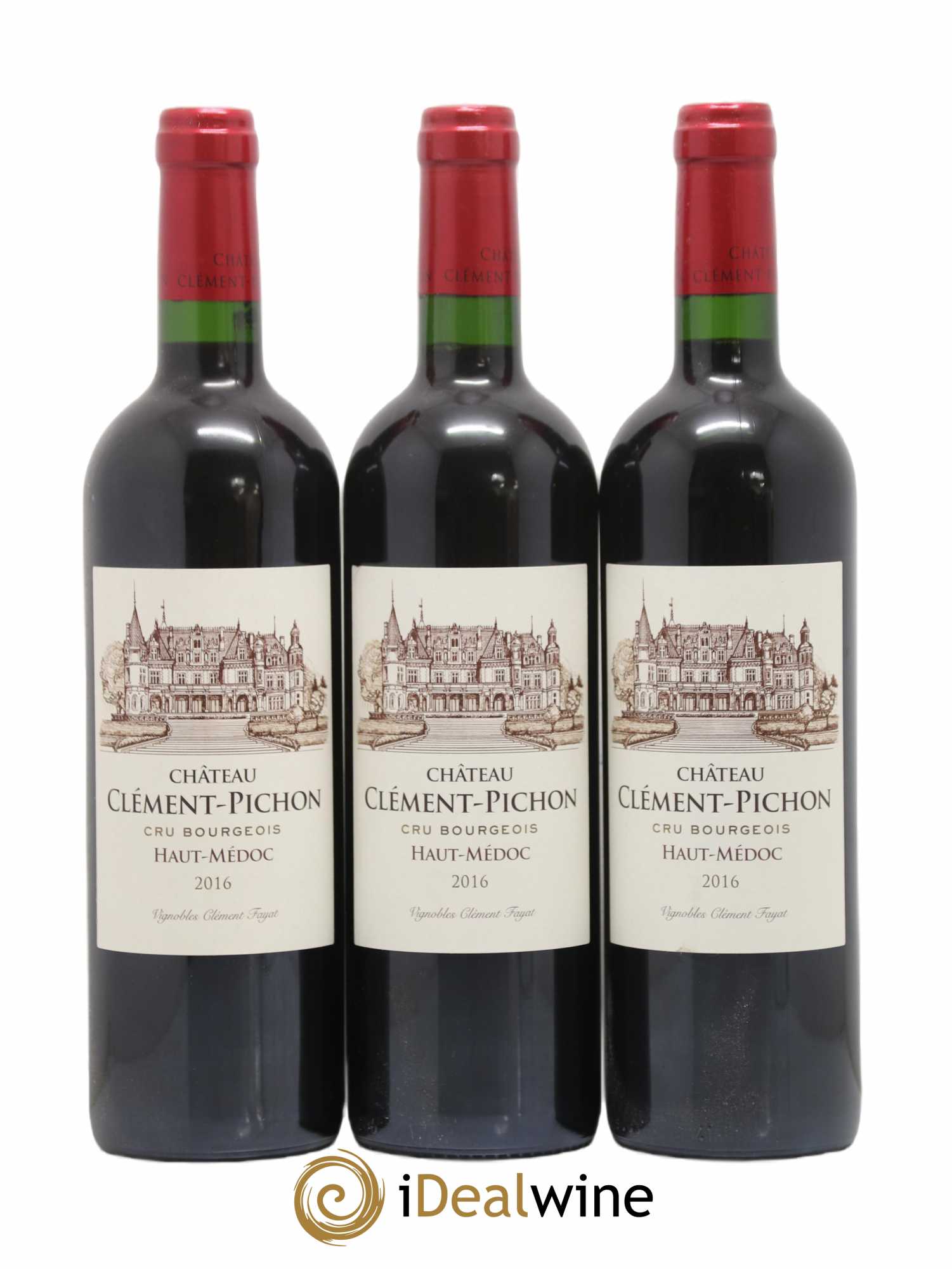 Château Clément-Pichon Cru Bourgeois 2016 - Lot de 6 bouteilles - 1