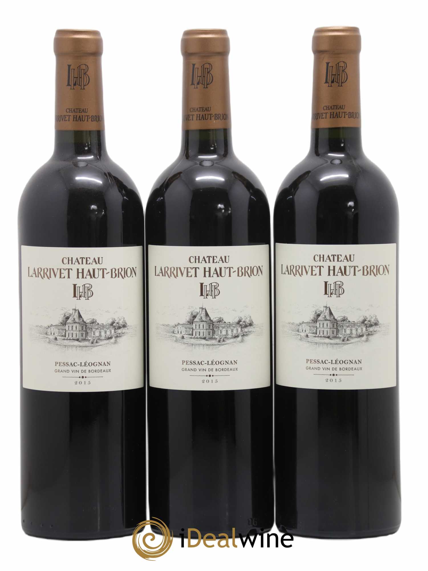 Château Larrivet Haut-Brion 2015 - Lot de 6 bouteilles - 1
