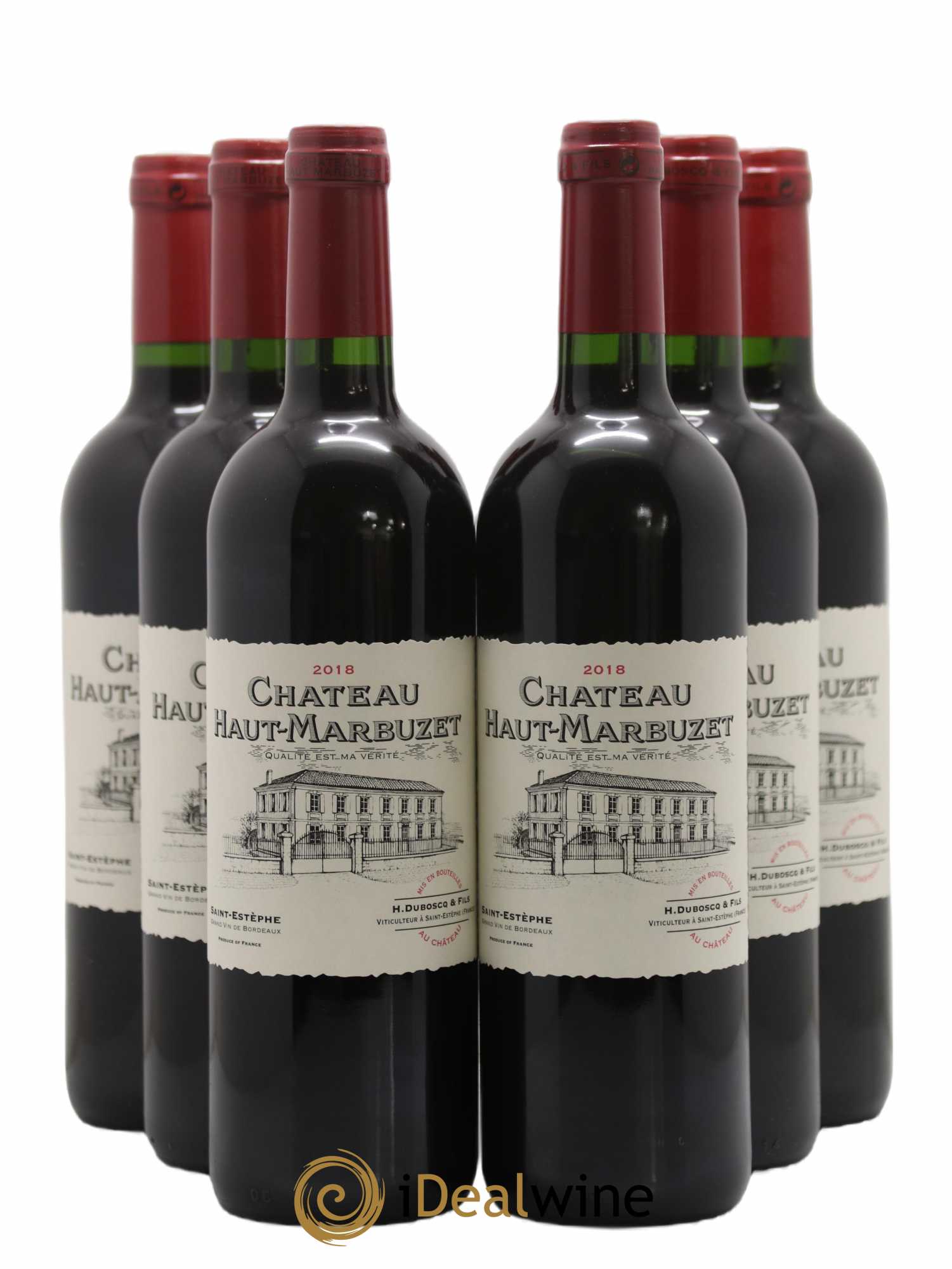 Château Haut Marbuzet 2018 - Lot de 1 bouteille - 0