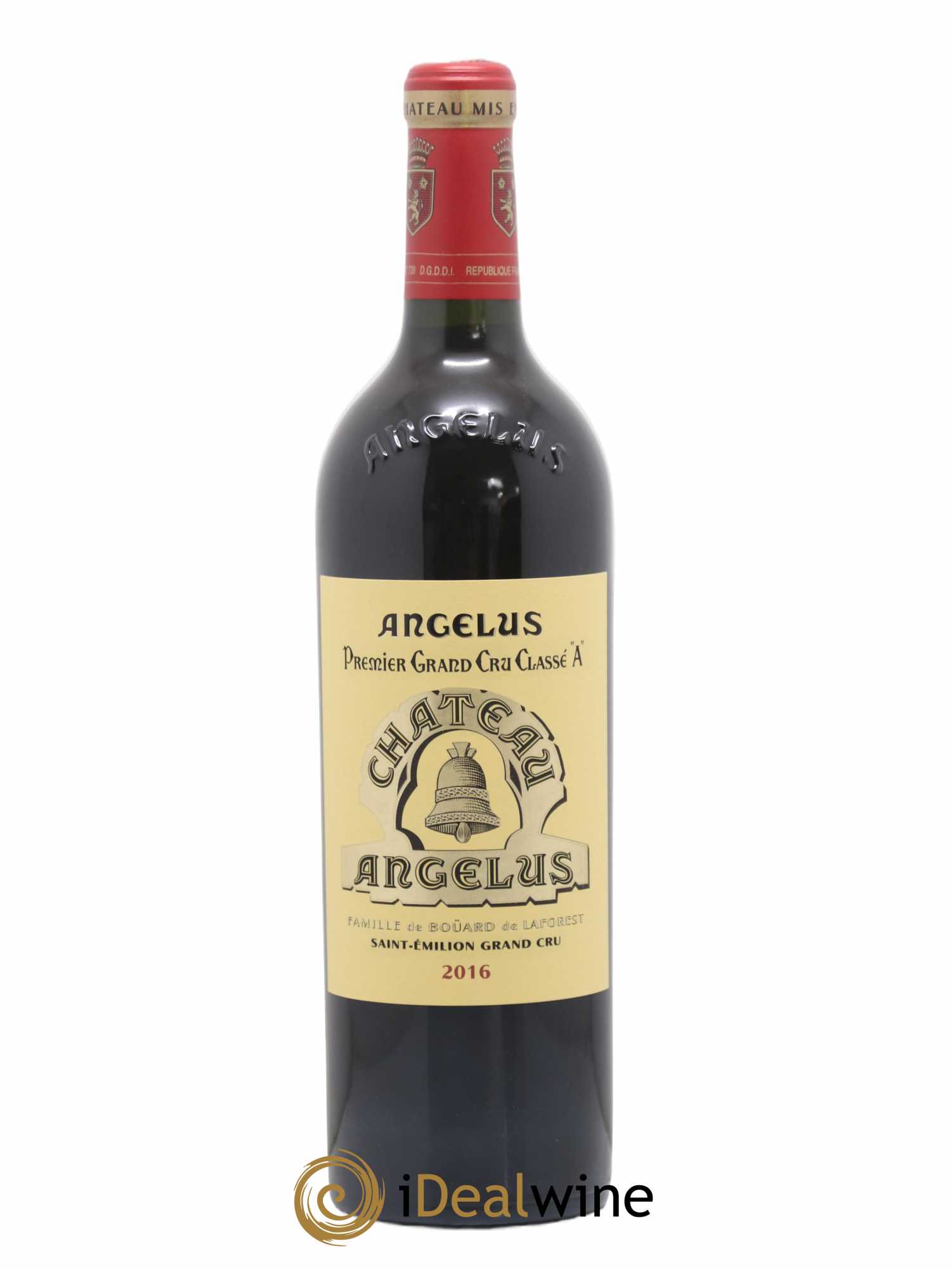Château Angélus 1er Grand Cru Classé A 2016 - Lot de 1 bouteille - 0