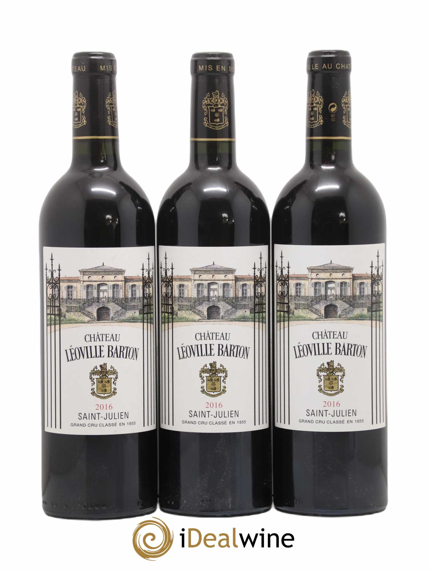 Château Léoville Barton 2ème Grand Cru Classé 2016 - Lot de 3 bouteilles - 0