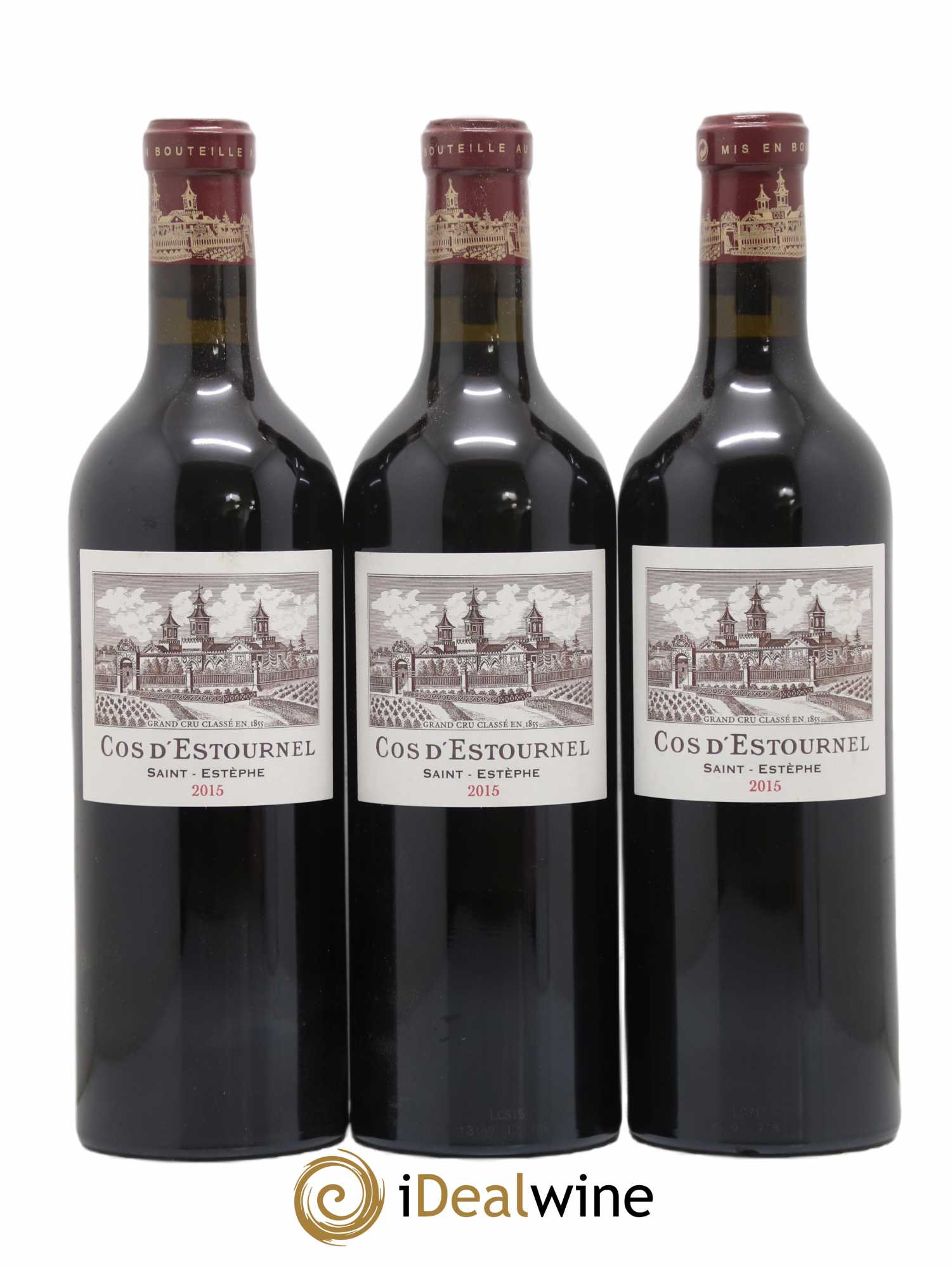 Cos d'Estournel 2ème Grand Cru Classé 2015 - Lot de 3 bouteilles - 0