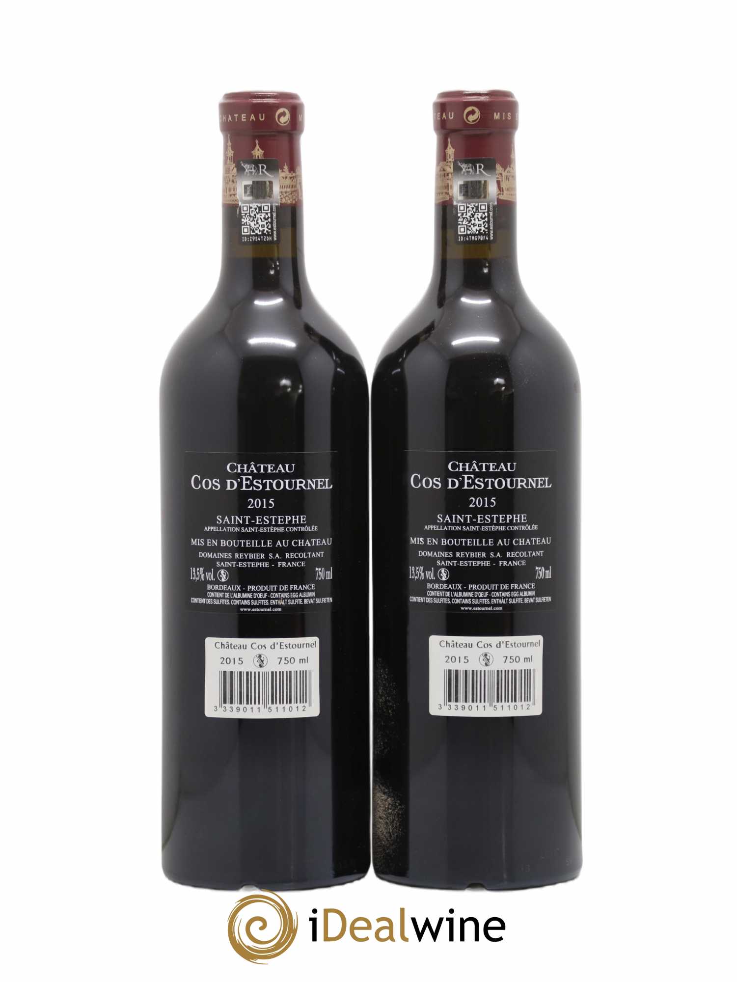 Cos d'Estournel 2ème Grand Cru Classé 2015 - Lot de 2 bouteilles - 1