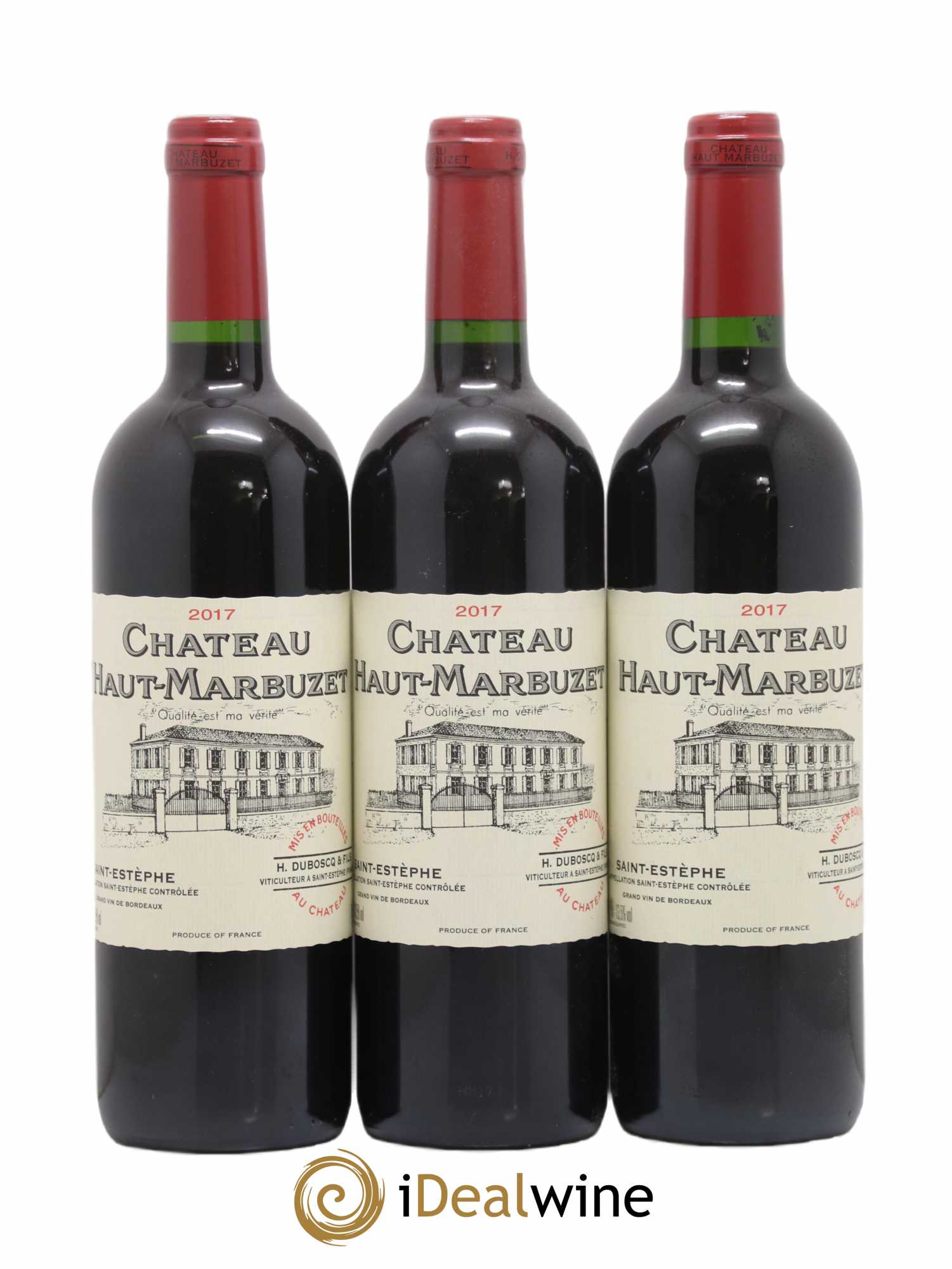 Château Haut Marbuzet (sans prix de réserve) 2017 - Lot de 6 bouteilles - 1