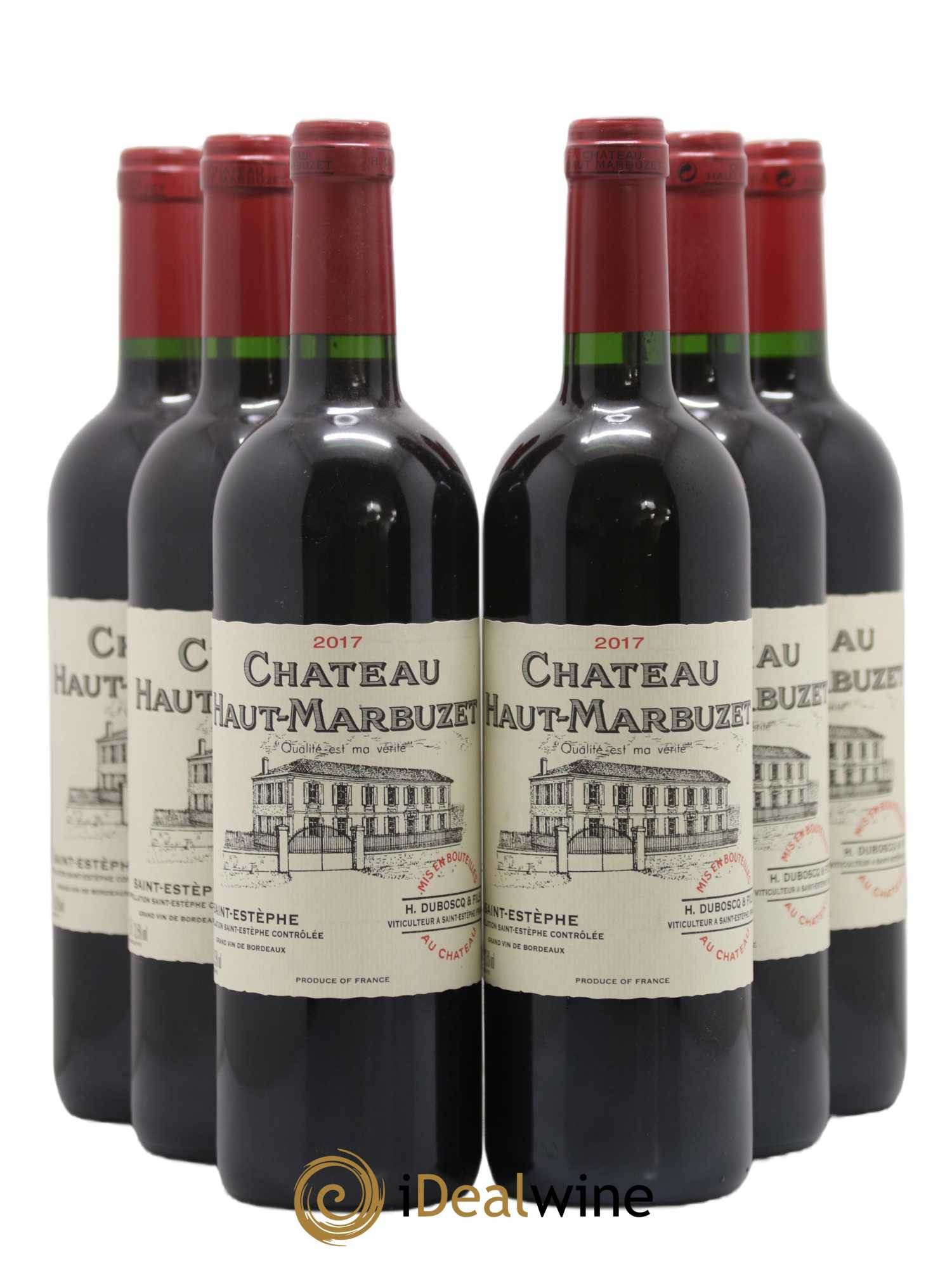 Château Haut Marbuzet (sans prix de réserve) 2017 - Lot de 6 bouteilles - 0