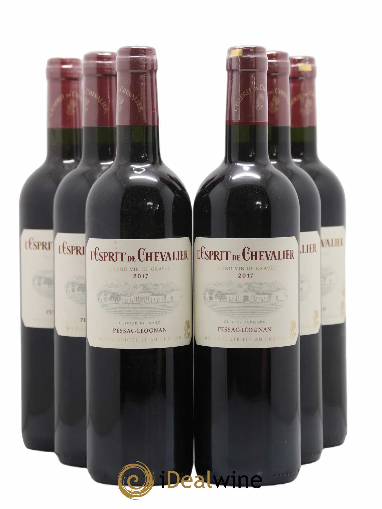 Esprit de Chevalier Second Vin 2017 - Lot de 6 bouteilles - 0