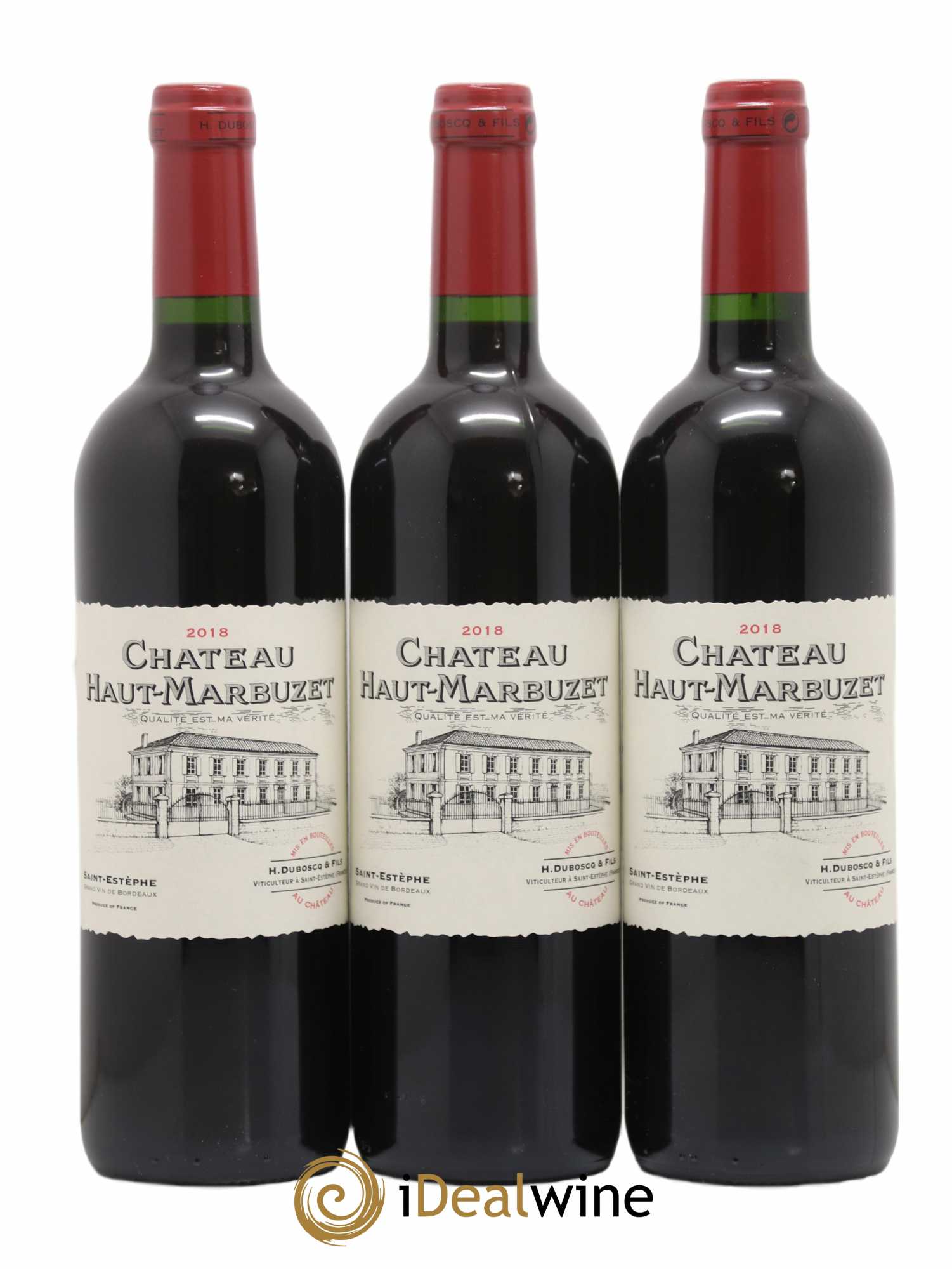 Château Haut Marbuzet 2018 - Lot de 6 bouteilles - 1