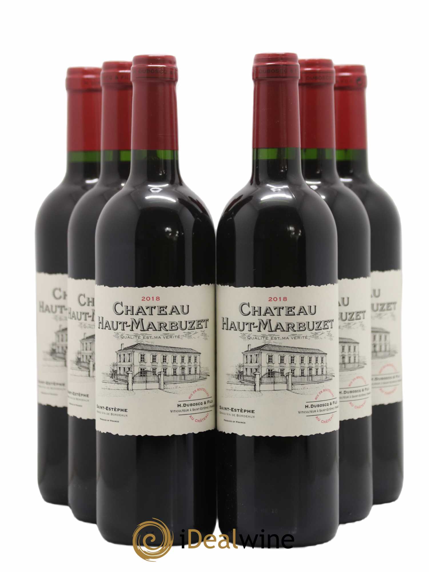 Château Haut Marbuzet 2018 - Lot de 6 bouteilles - 0