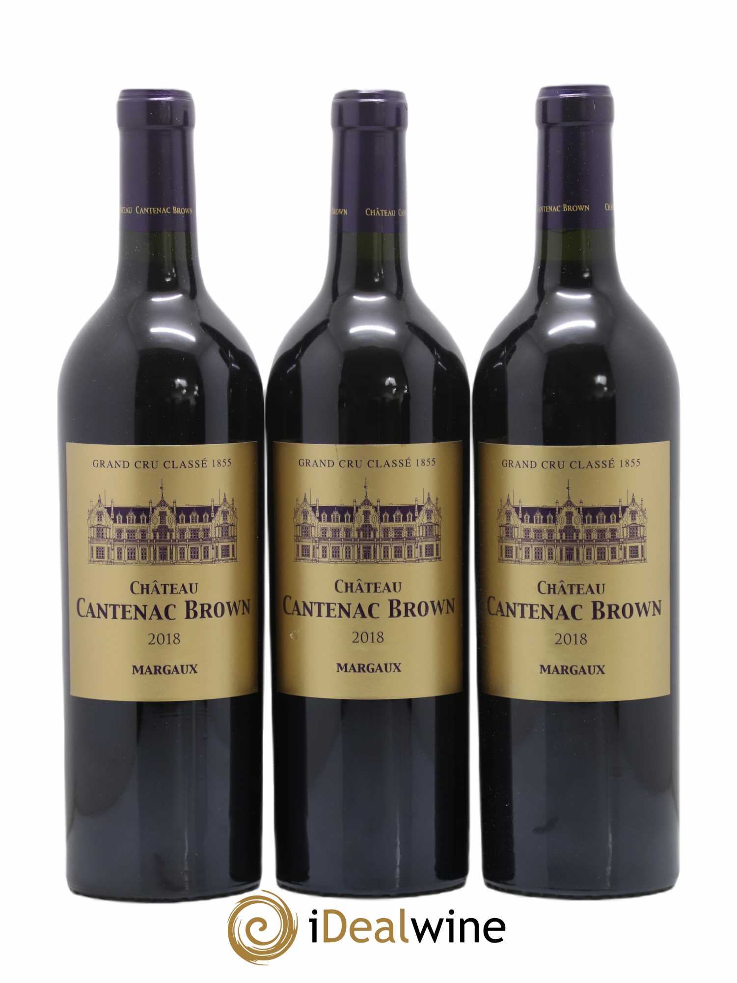Château Cantenac Brown 3ème Grand Cru Classé 2018 - Lot de 6 bouteilles - 1
