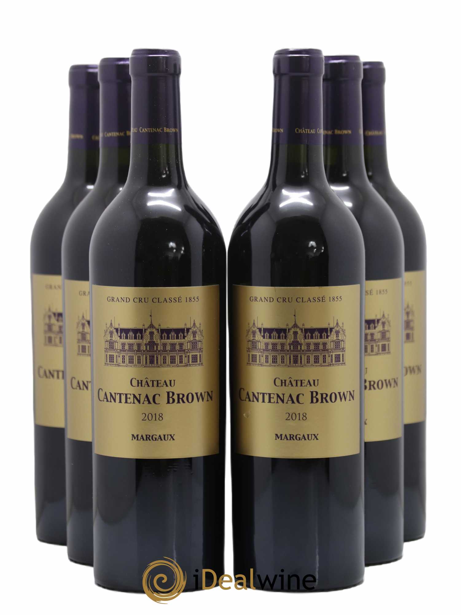 Château Cantenac Brown 3ème Grand Cru Classé 2018 - Lot de 6 bouteilles - 0