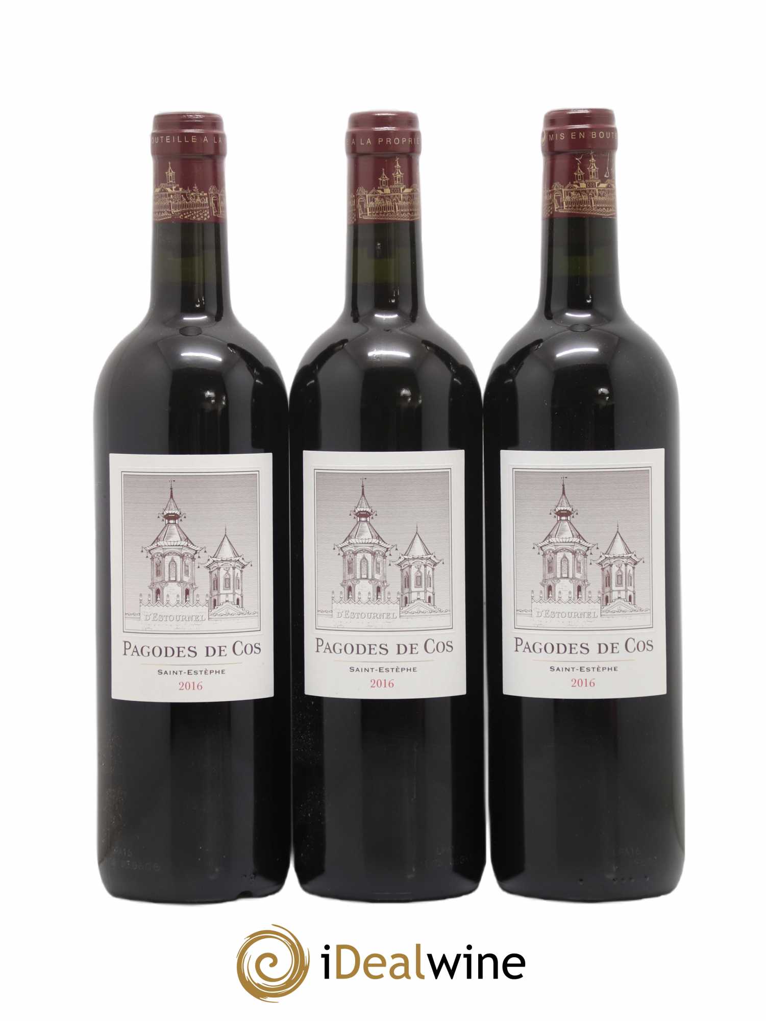 Les Pagodes de Cos Second Vin 2016 - Posten von 6 Flaschen - 2