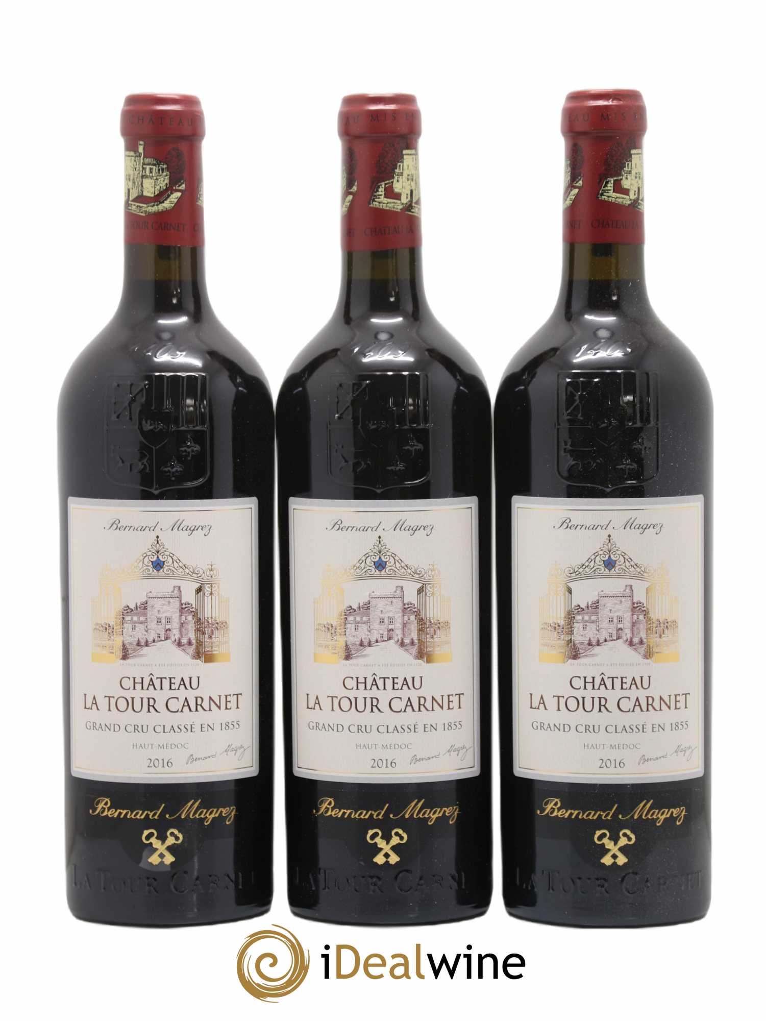 Château la Tour Carnet 4ème Grand Cru Classé 2016 - Lot de 6 bouteilles - 2