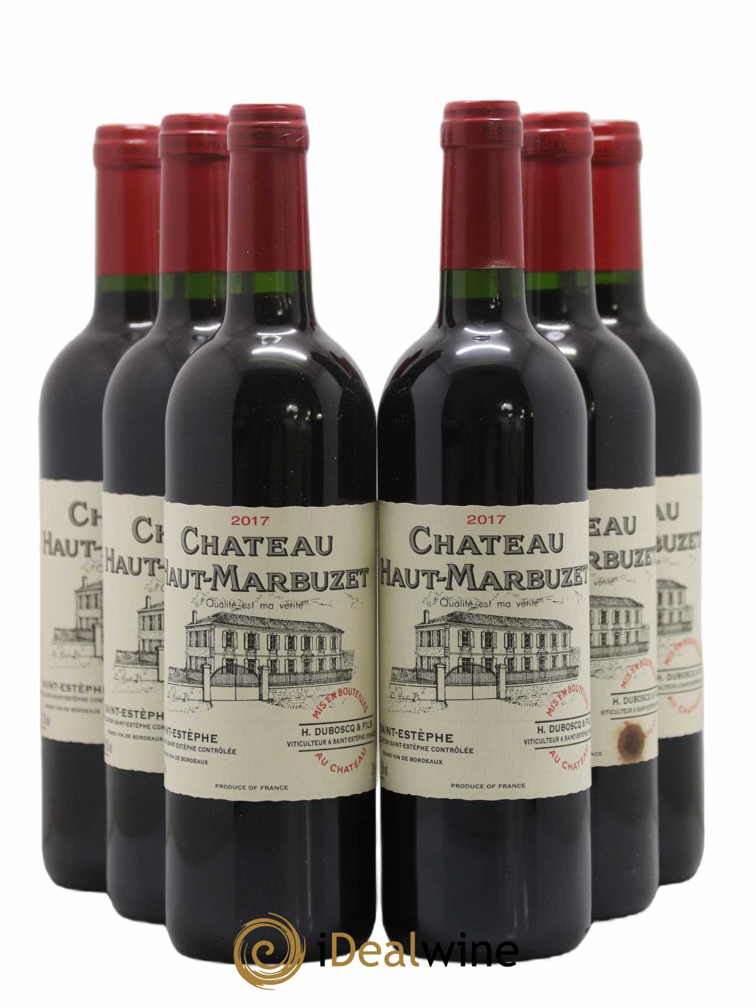 Château Haut Marbuzet (sans prix de réserve) 2017 - Lot de 6 bouteilles - 0
