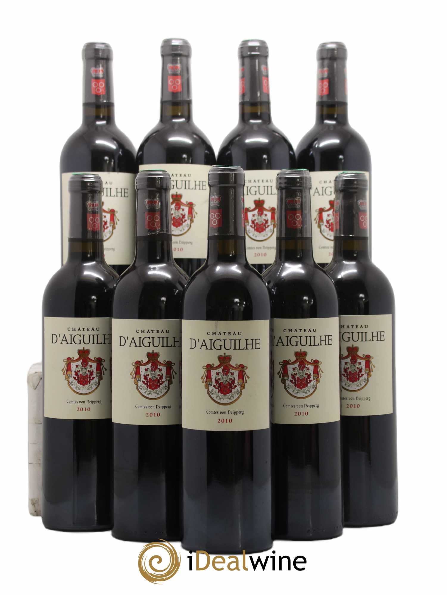 Château d' Aiguilhe 2010 - Lot de 9 bouteilles - 0