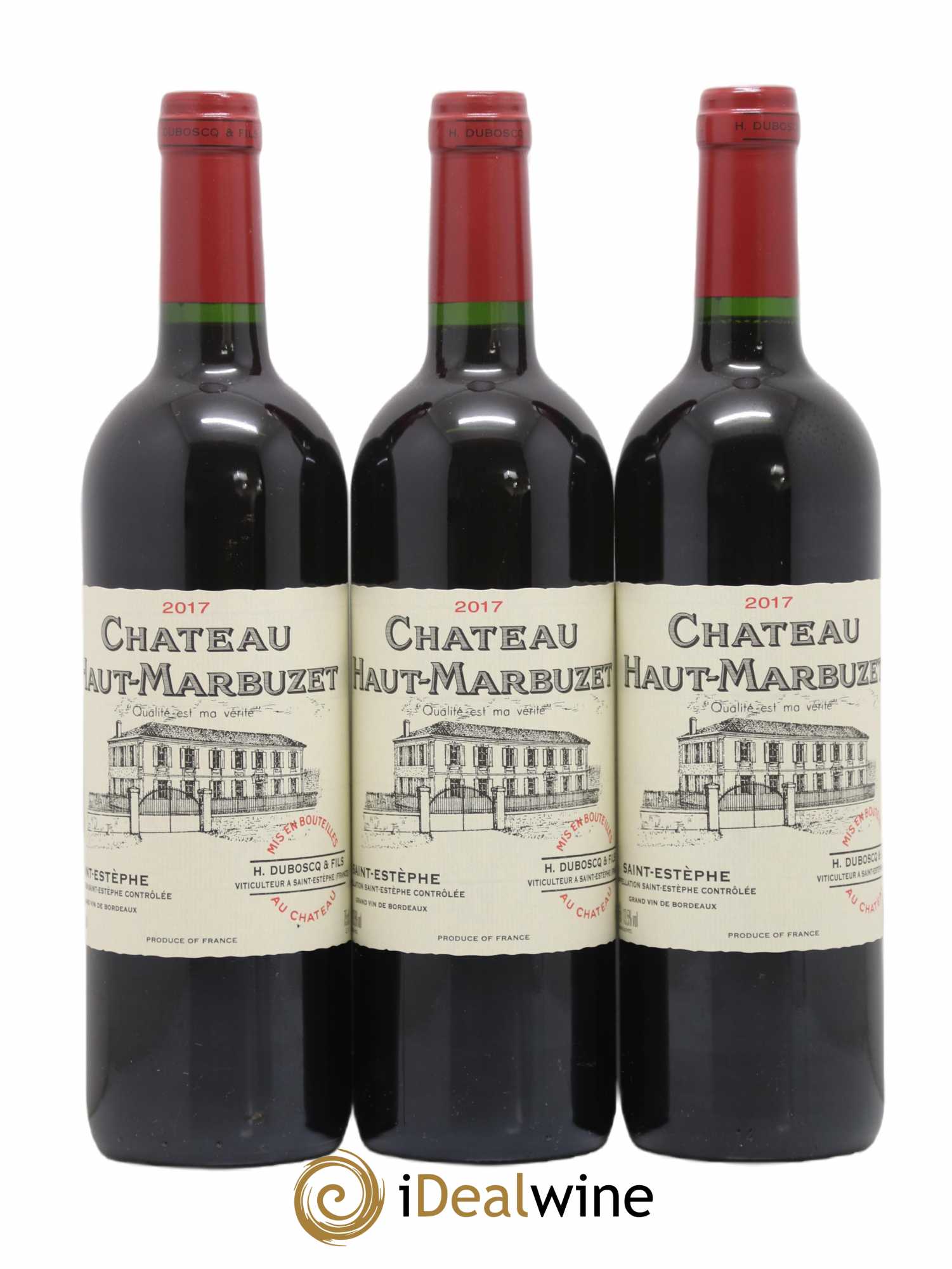 Château Haut Marbuzet 2017 - Lot de 6 bouteilles - 1