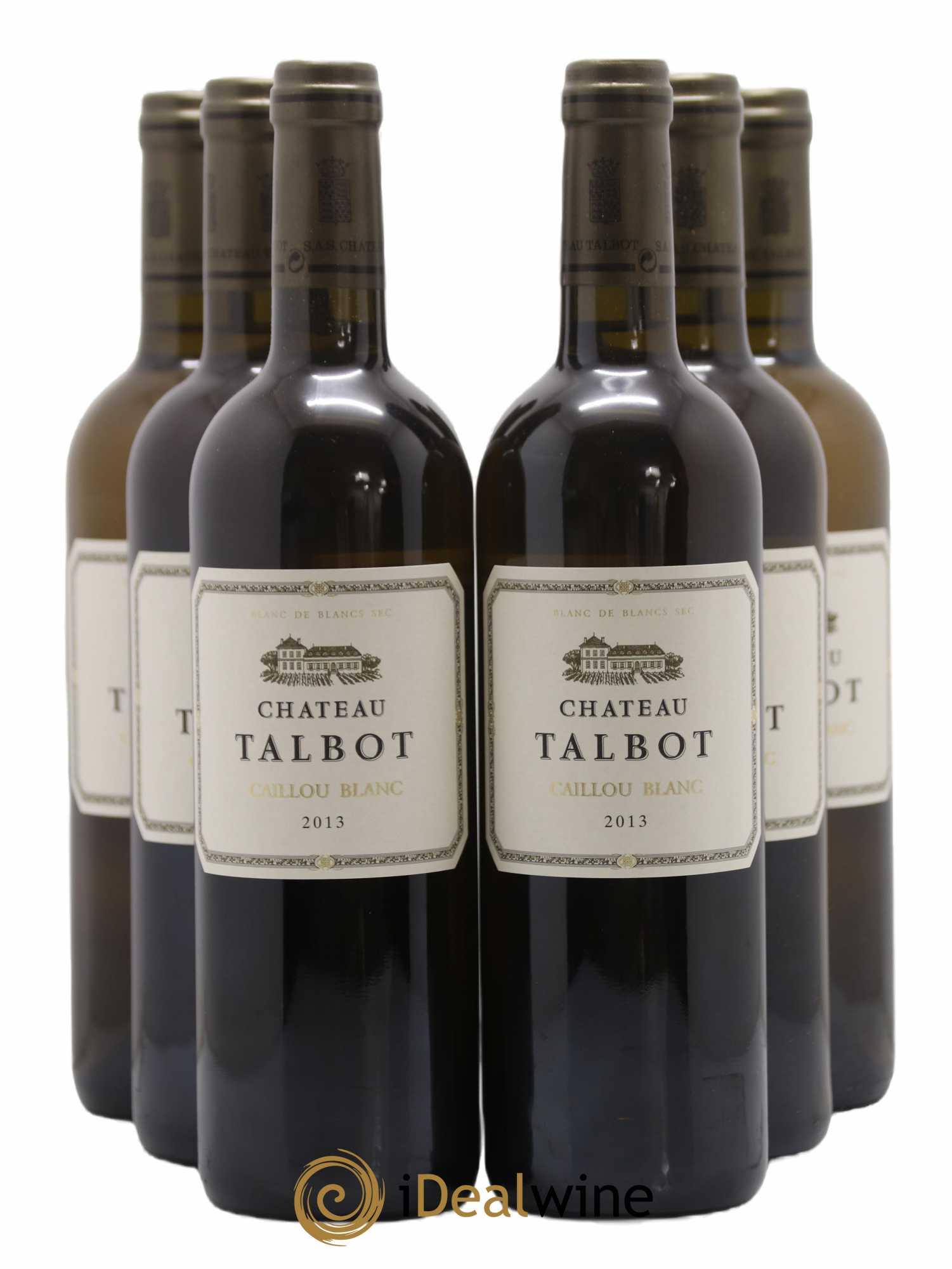 Château Talbot Caillou Blanc 2013 - Lot de 6 bouteilles - 0