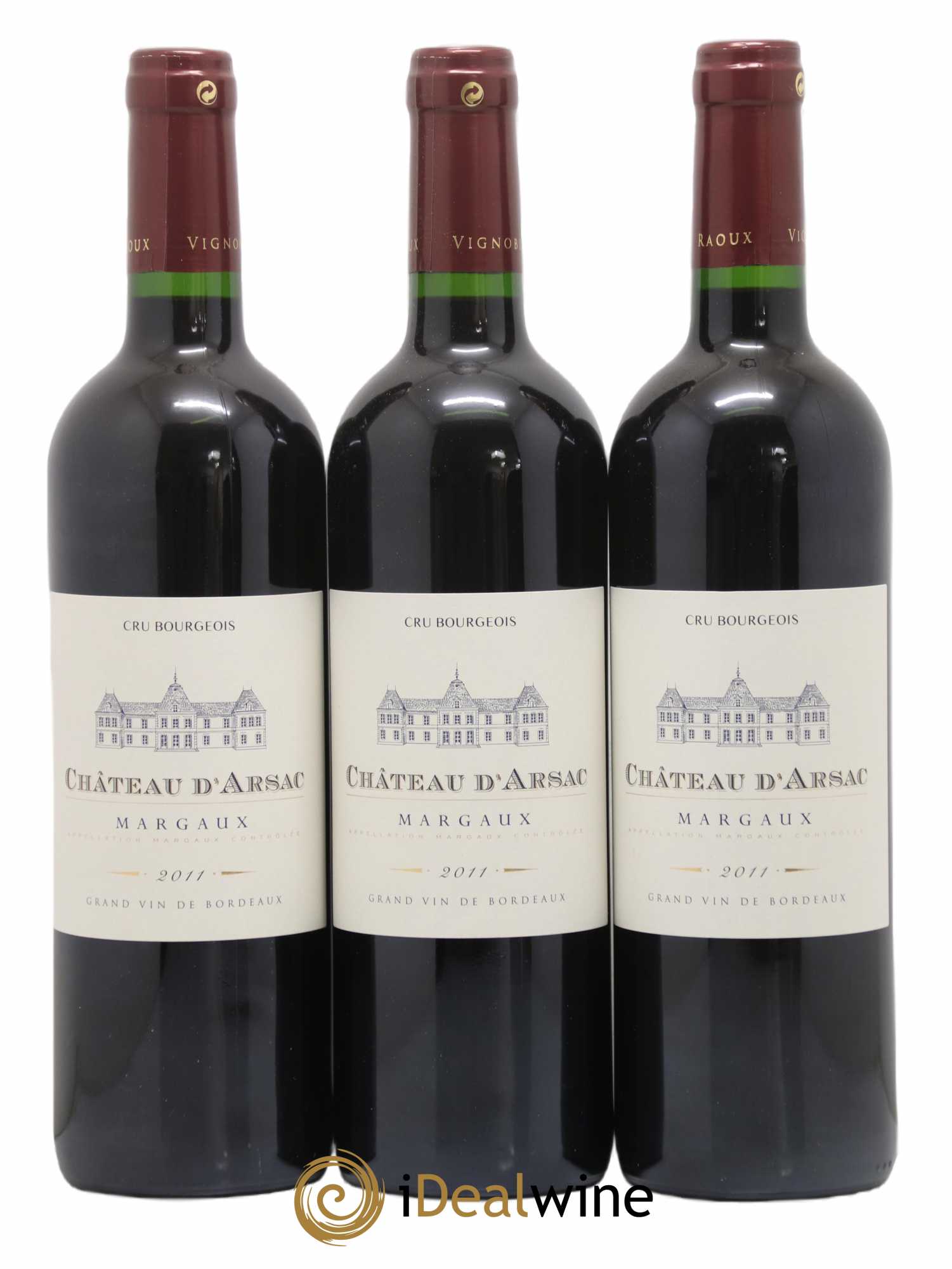 Château d' Arsac Cru Bourgeois 2011 - Lot of 6 bottles - 1