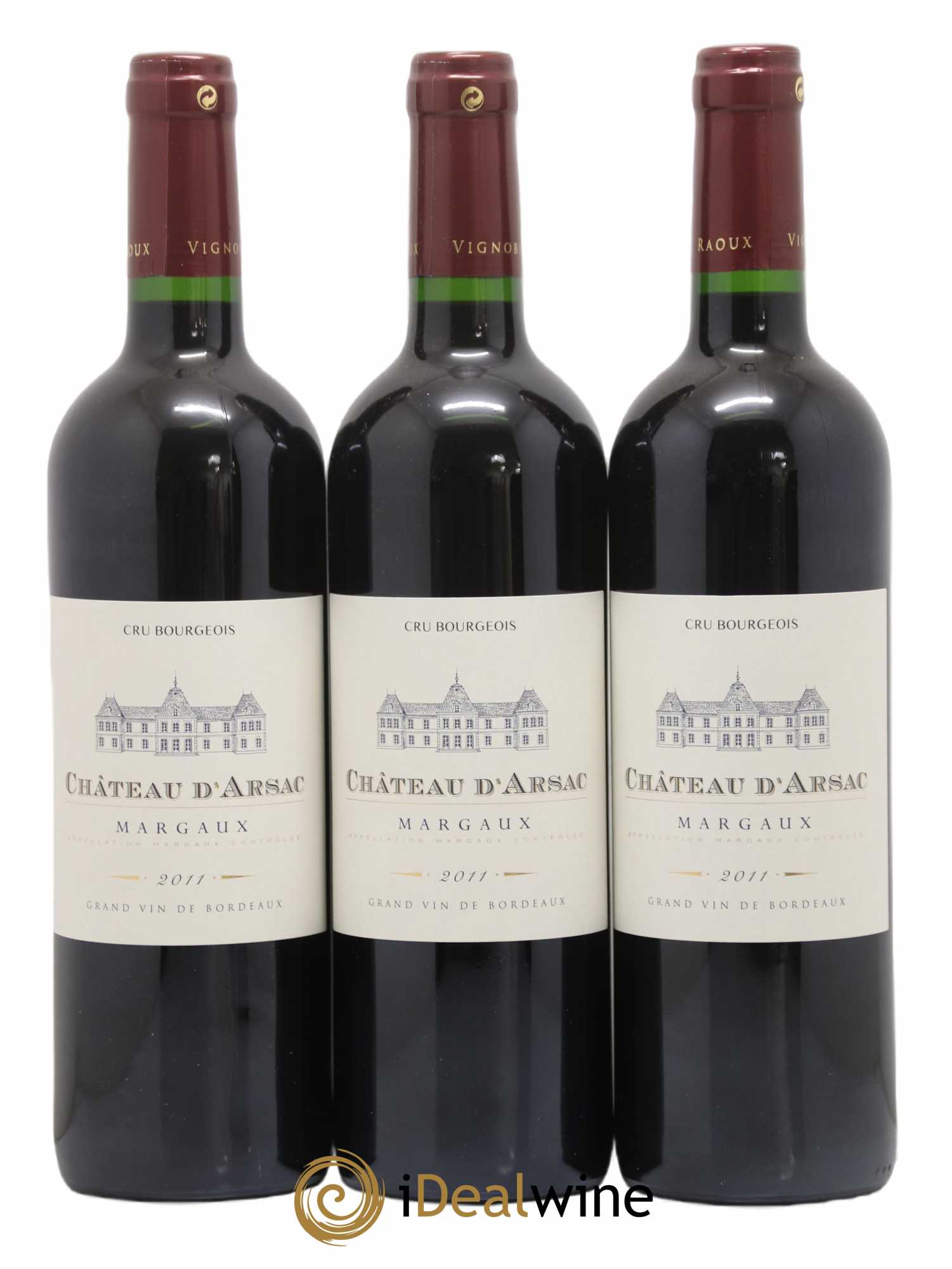 Château d' Arsac Cru Bourgeois 2011 - Lot of 6 bottles - 2