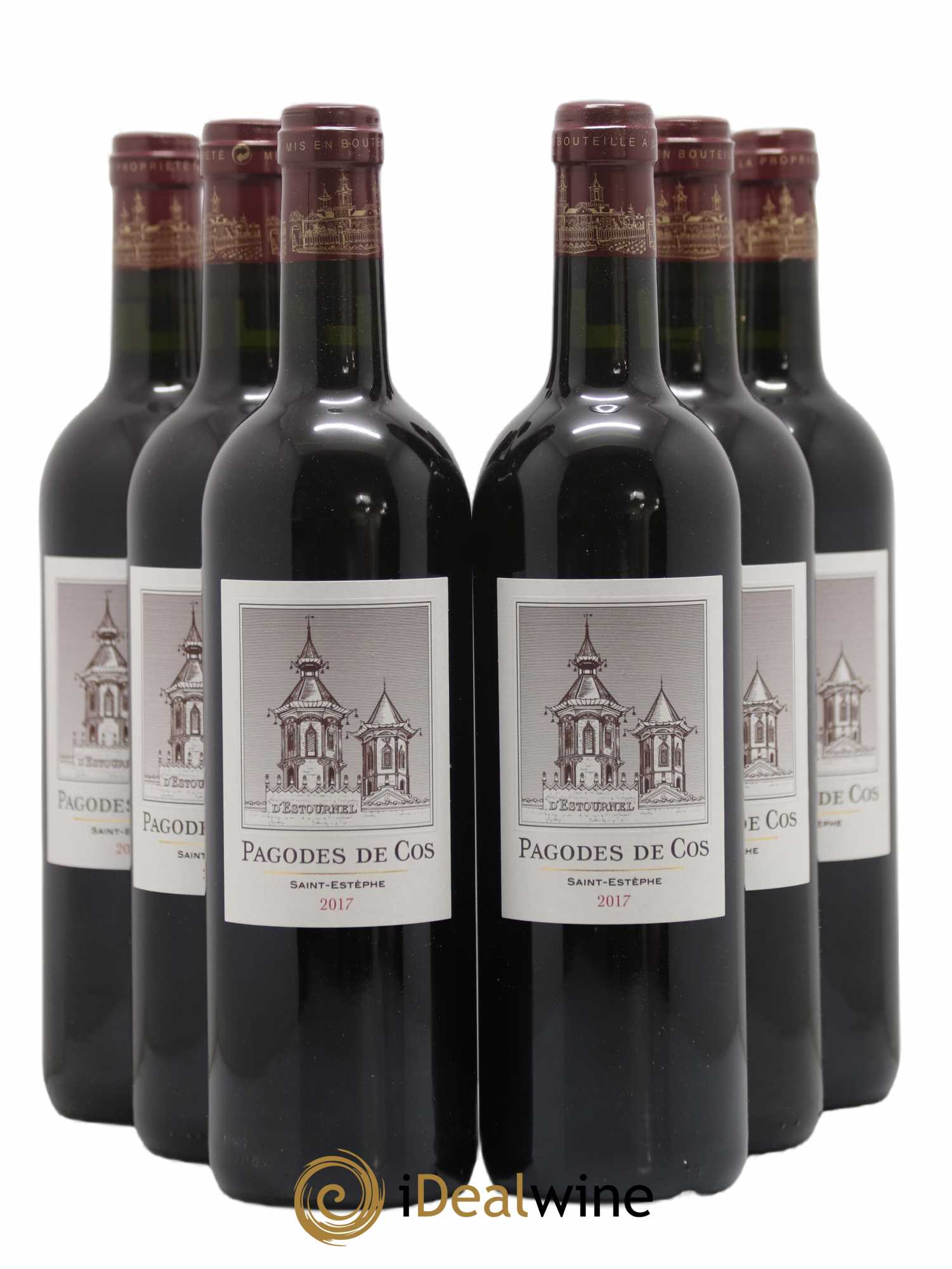 Les Pagodes de Cos Second Vin 2017 - Lot de 6 bouteilles - 0