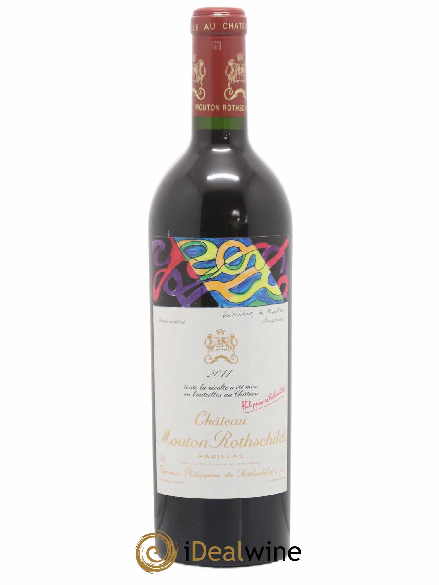 Château Mouton Rothschild 1er Grand Cru Classé 2011 - Lot de 1 bouteille - 0